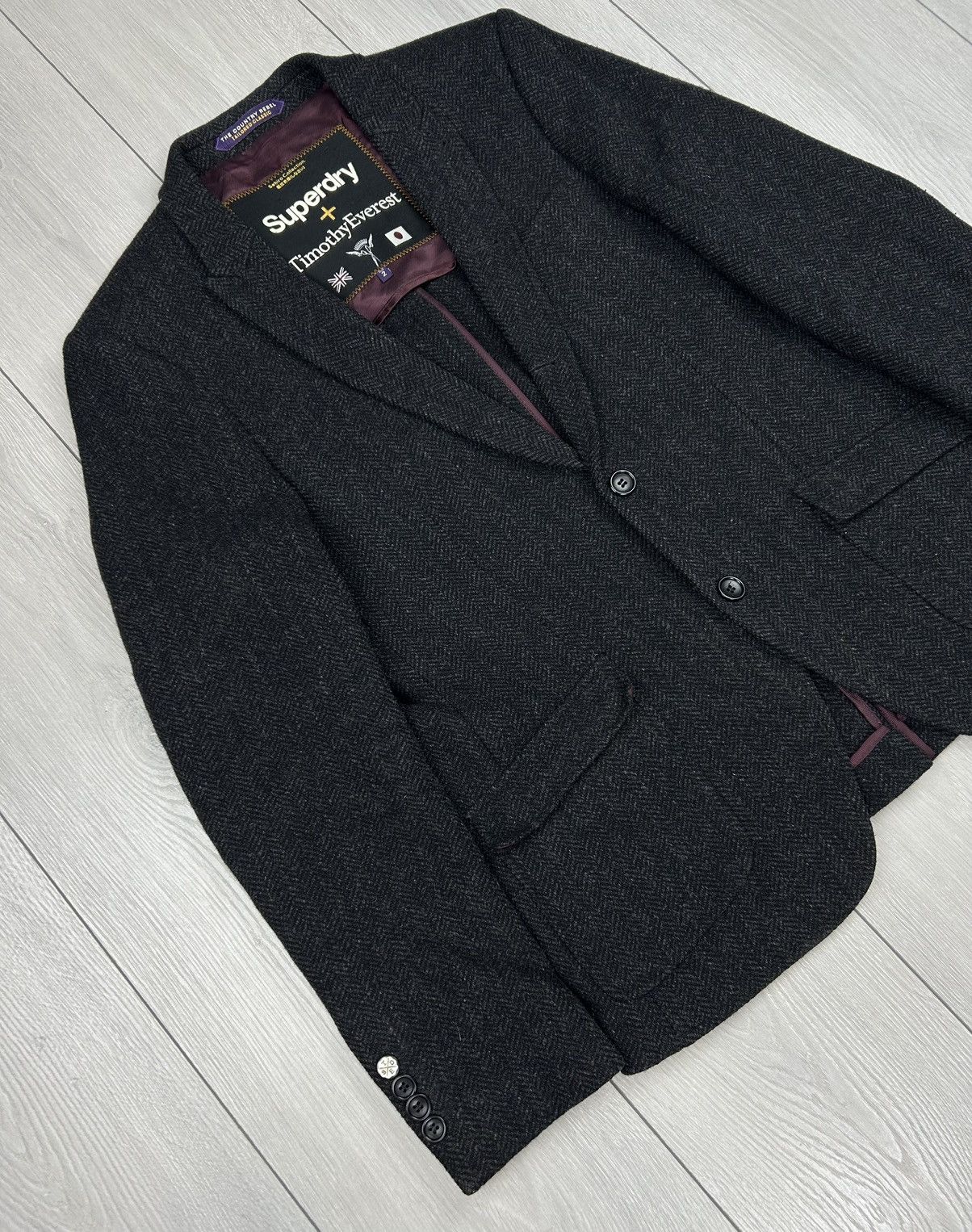 Japanese Brand × Superdry × Timothy Everest SuperDry x Timothy Everest Blazer size 48R Size 48R - 3 Thumbnail