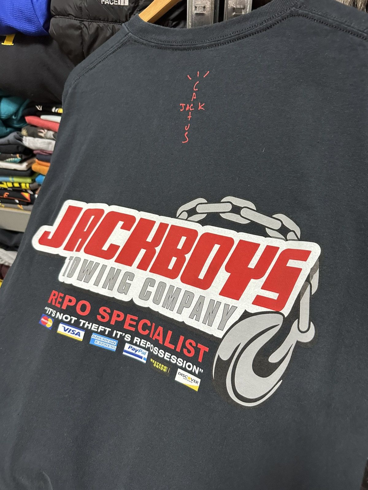 Travis Scott Travis Scott Cactus Jack T-Shirt Jackboys Rare Black Tee Size US XL / EU 56 / 4 - 10 Thumbnail