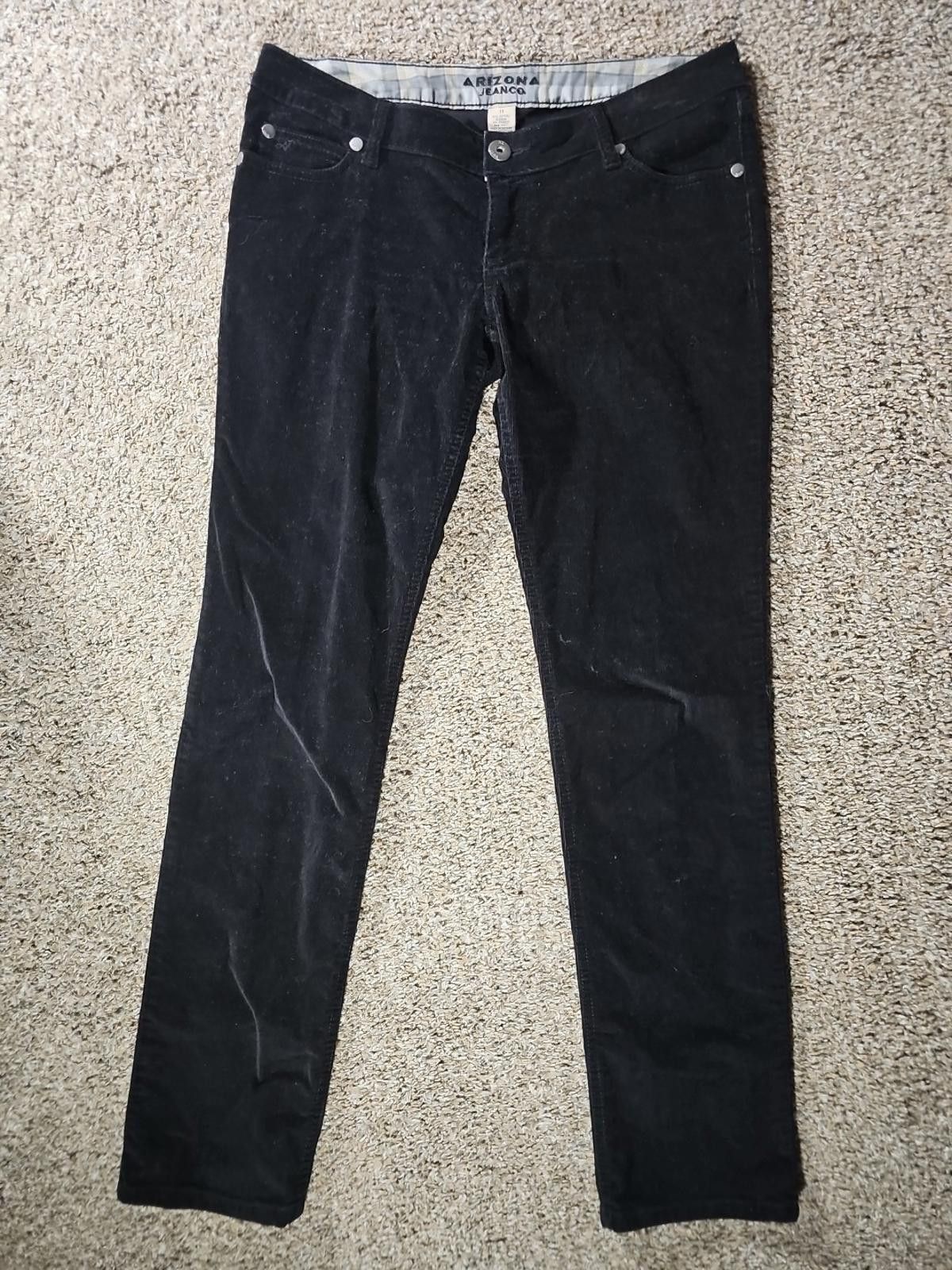 Arizona Jean Co. Arizona Jeans Corduroy Black Pants Sz 11 34x31 Size 34" / US 12 / IT 48 - 1 Thumbnail