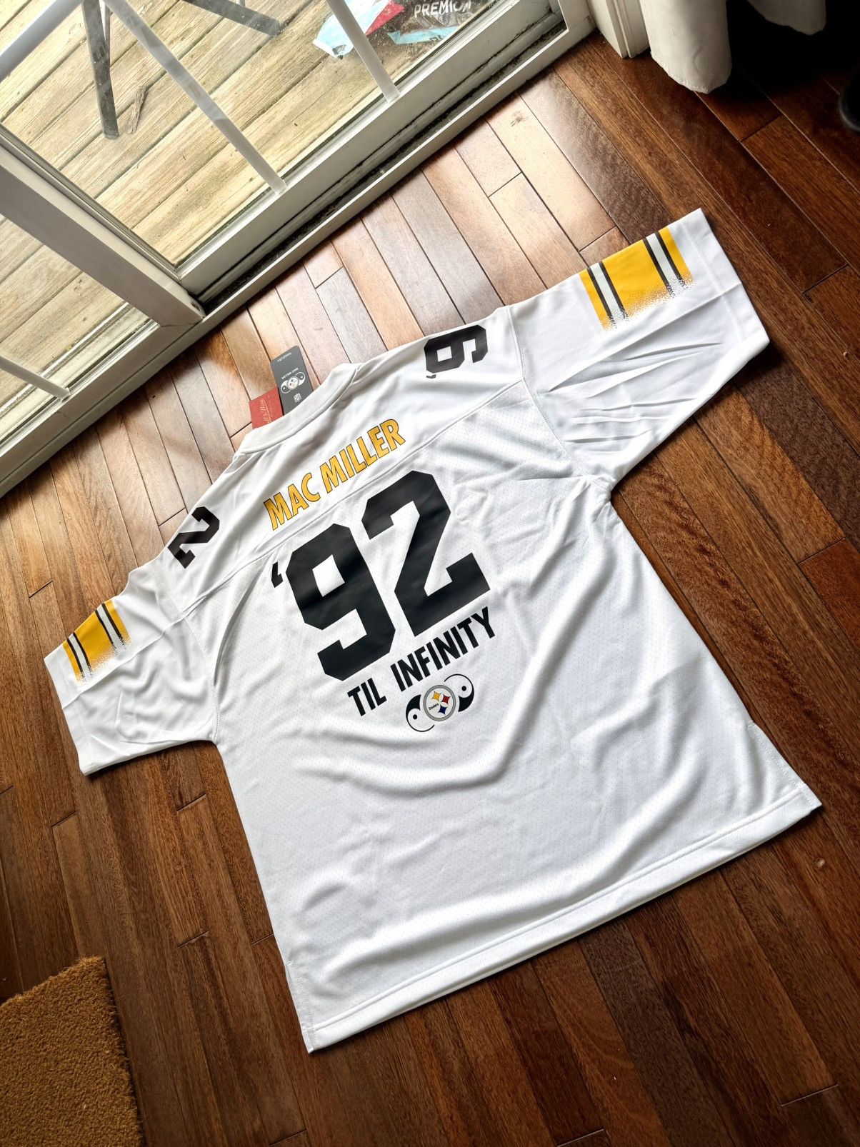 Mac Miller Mac Miller Steelers Blue Slide Park 92 till infinity Jersey Size US L / EU 52-54 / 3 - 5 Thumbnail