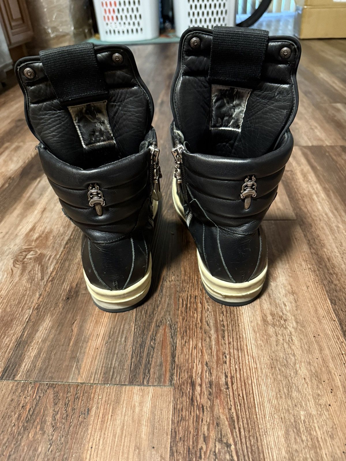 Rick owens 2012 Short Tongue Geo baskets