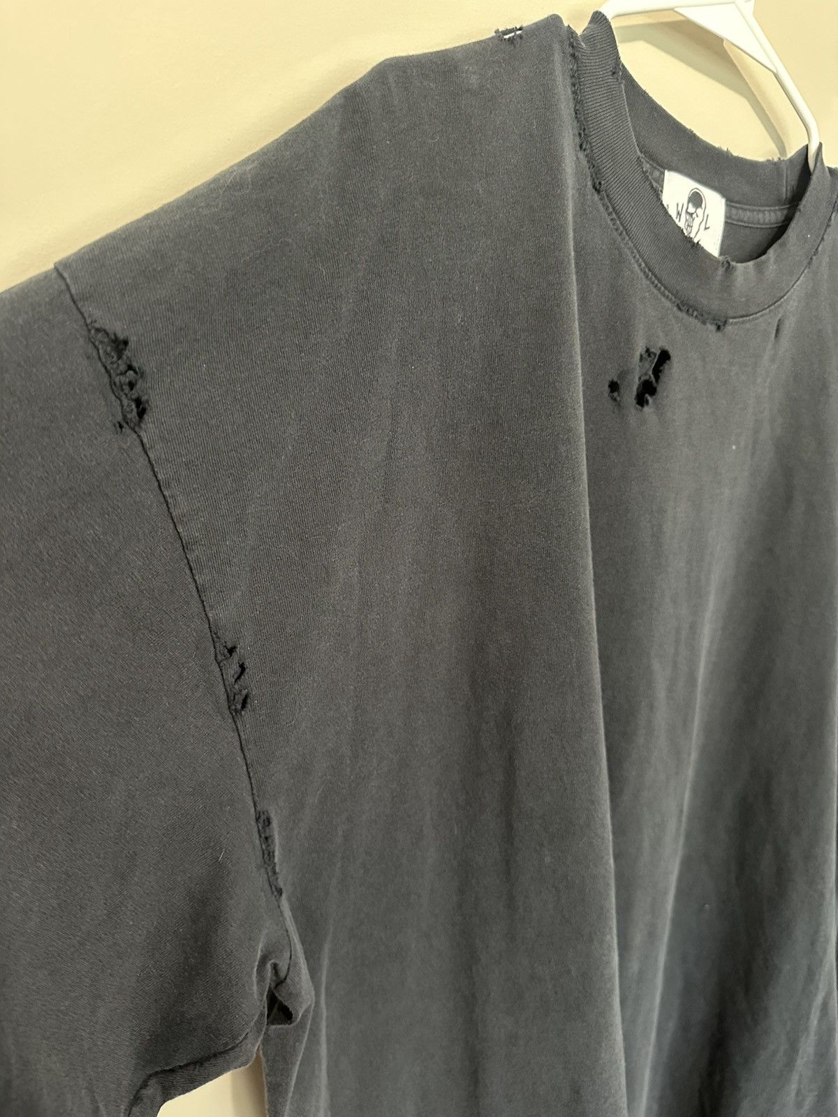 Vintage × Warren Lotas Warren Lotas Flame Reaper Distressed Long Sleeve Tee XXL Size US XXL / EU 58 / 5 - 3 Thumbnail