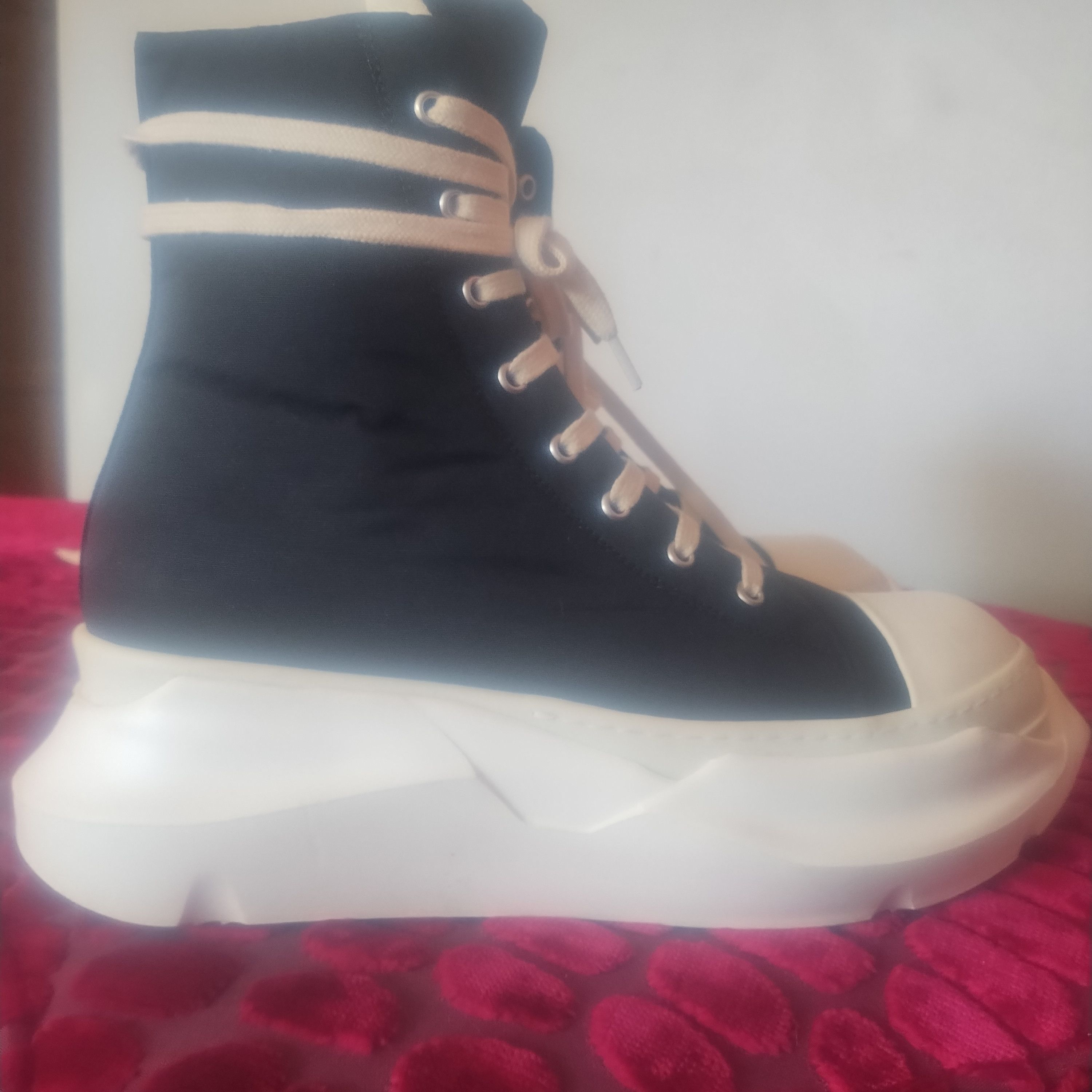 Rick Owens Drkshdw Rick Owens DRKSHDW Abstract “Black Milk Size 39.5 Size US 6.5 / EU 39-40 - 4 Thumbnail