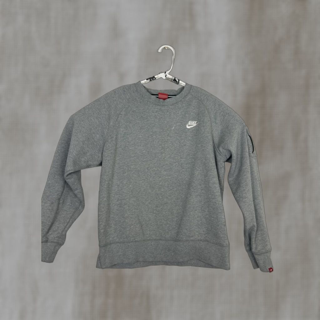 Nike **Nike AW77 Fleece Crew Mens Gray Collared Pullover** User: Nike AW77 Fleece Crew Mens Gray Collared Pullover Size US M / EU 48-50 / 2 - 1 Thumbnail