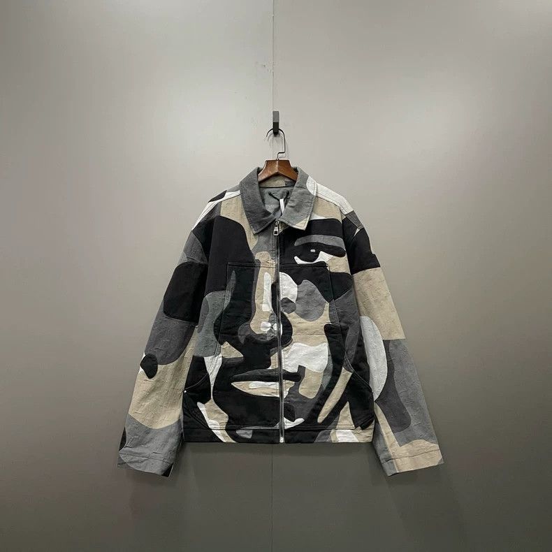 Louis Vuitton Louis Vuitton Geometric Portrait Patchwork Denim Jacket 250 Size US M / EU 48-50 / 2 - 1 Thumbnail