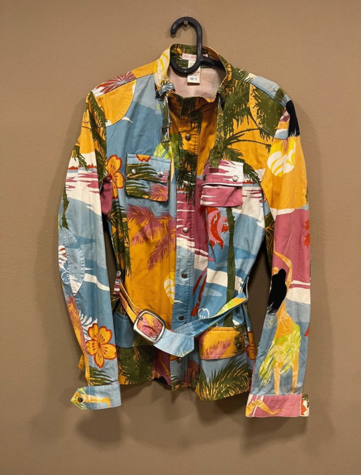Custo Barcelona Custo Barcelona Tropical Print Zip Up Overshot Size M / US 6-8 / IT 42-44 - 1 Thumbnail
