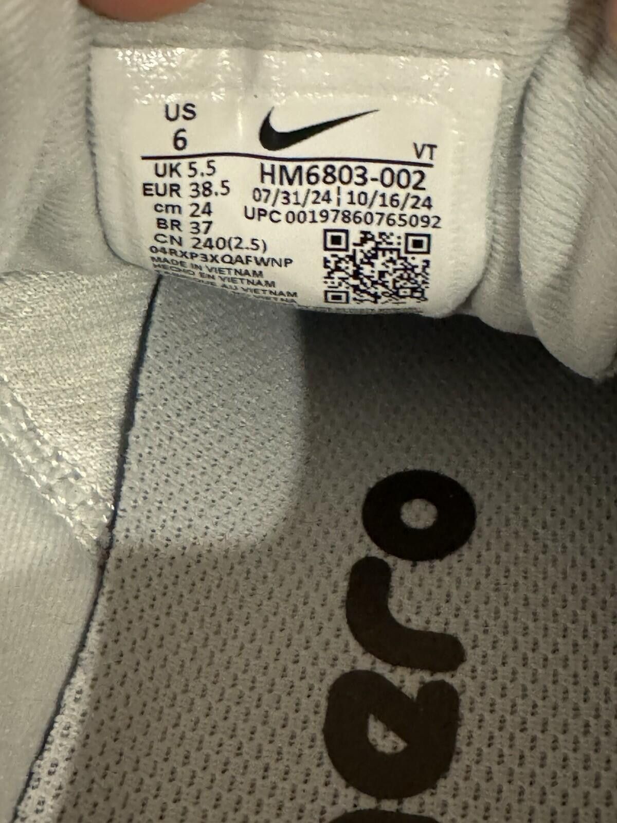 Nike MEN's 6 / 7.5 W - Nike Vomero 18 Light Silver College Grey Size US 6 / EU 39 - 6 Thumbnail