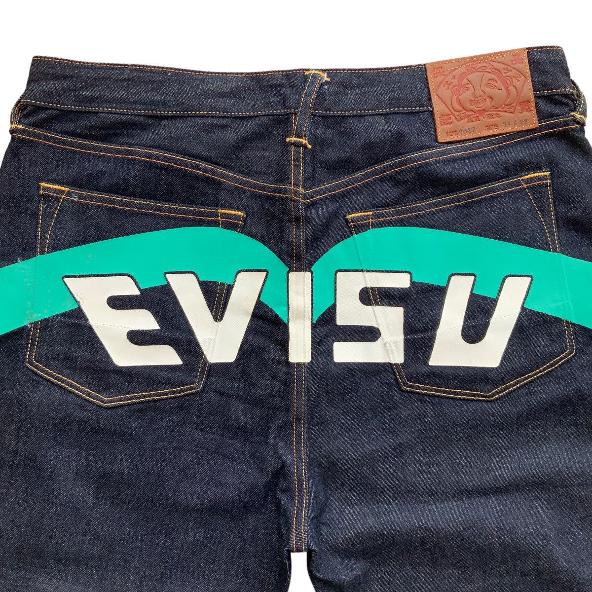 Evisu LAST CALL💥 EVISU LOT 2027 CROPPED JEANS Size US 34 / EU 50 - 3 Thumbnail