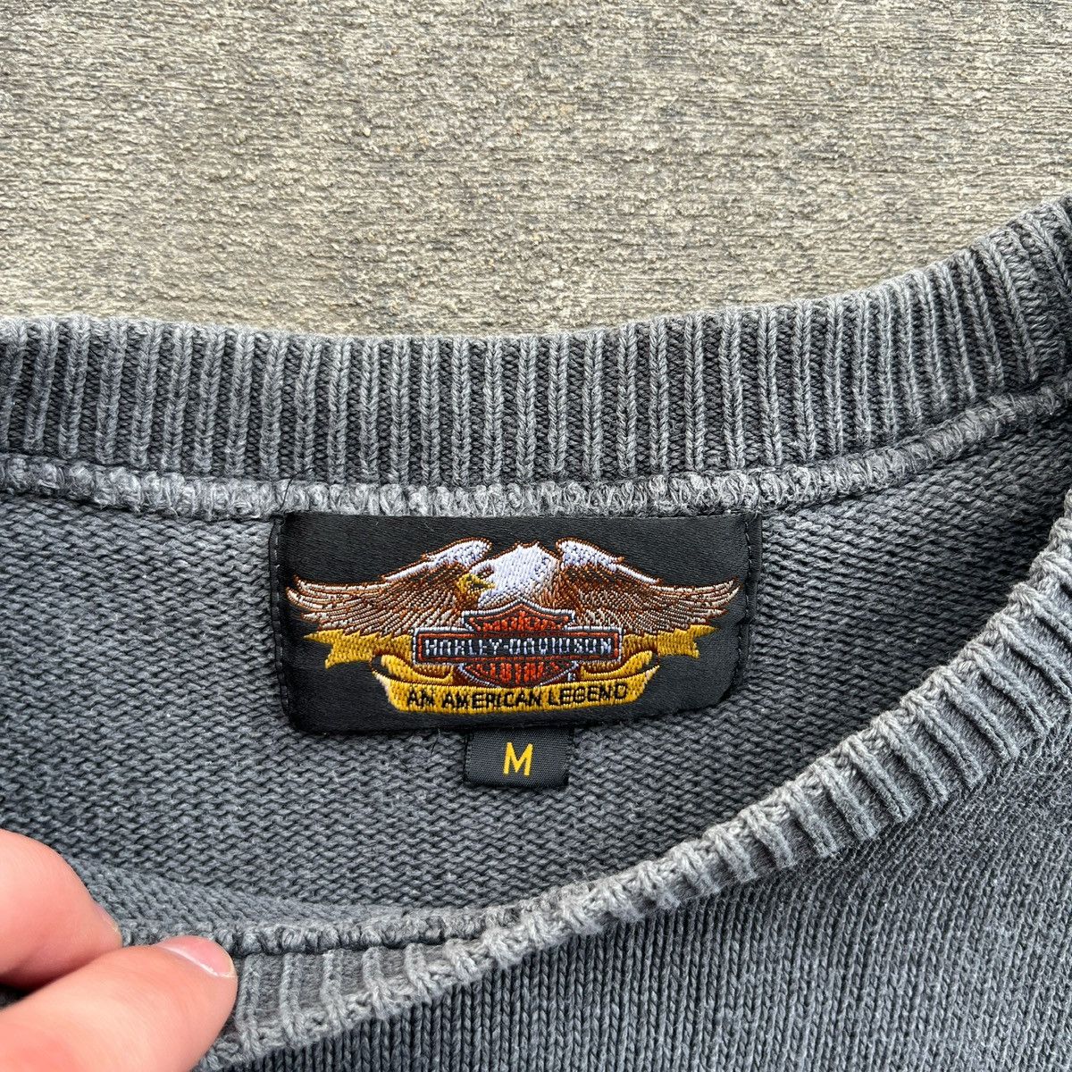 Harley Davidson 1990s Harley Davidson Embroidered Sweater Size US M / EU 48-50 / 2 - 3 Thumbnail