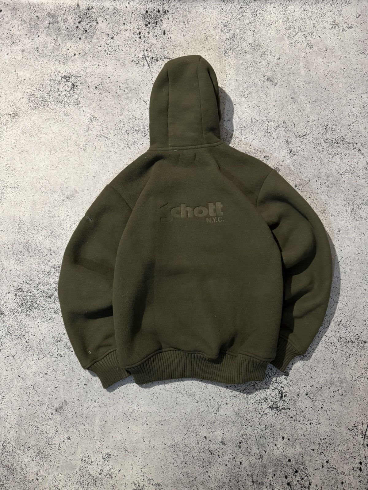 Schott Schott Vintage Schott NYC Fleece Bomber Jacket Size US M / EU 48-50 / 2 - 3 Thumbnail