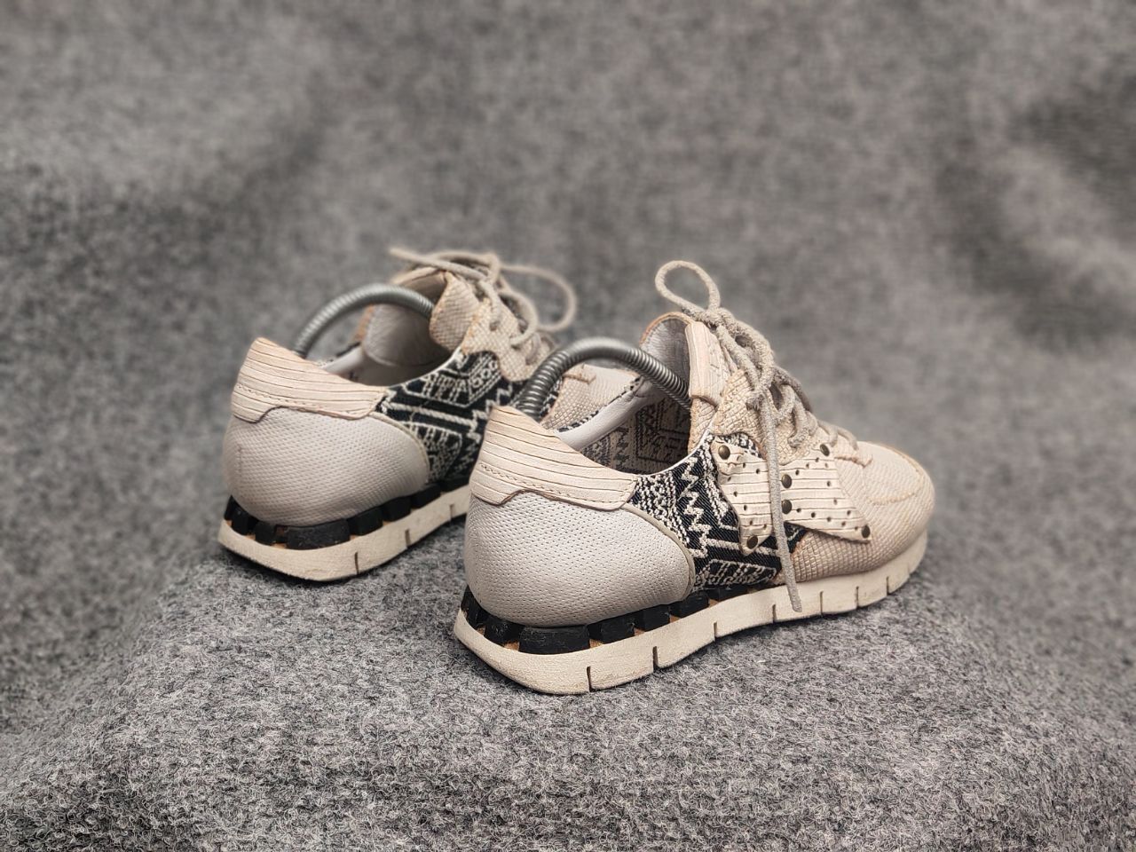 A.S.98 A.S.98 Design Sand leather Logo classic Sneakers Shoes Size US 8 / IT 38 - 13 Thumbnail