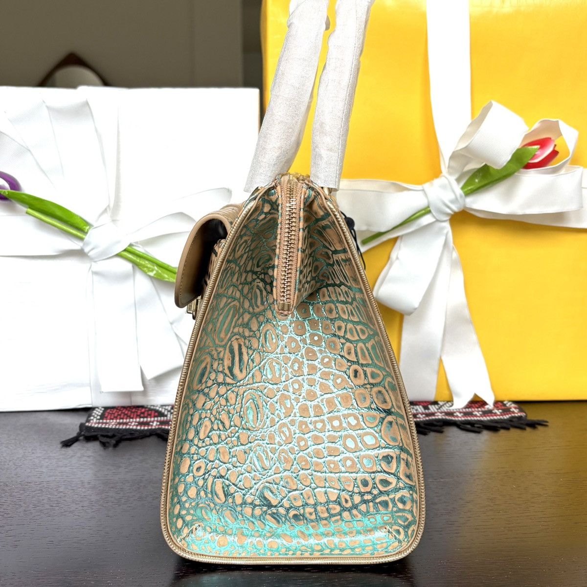 BRAHMIN Small Caroline Satchel Size ONE SIZE - 3 Thumbnail