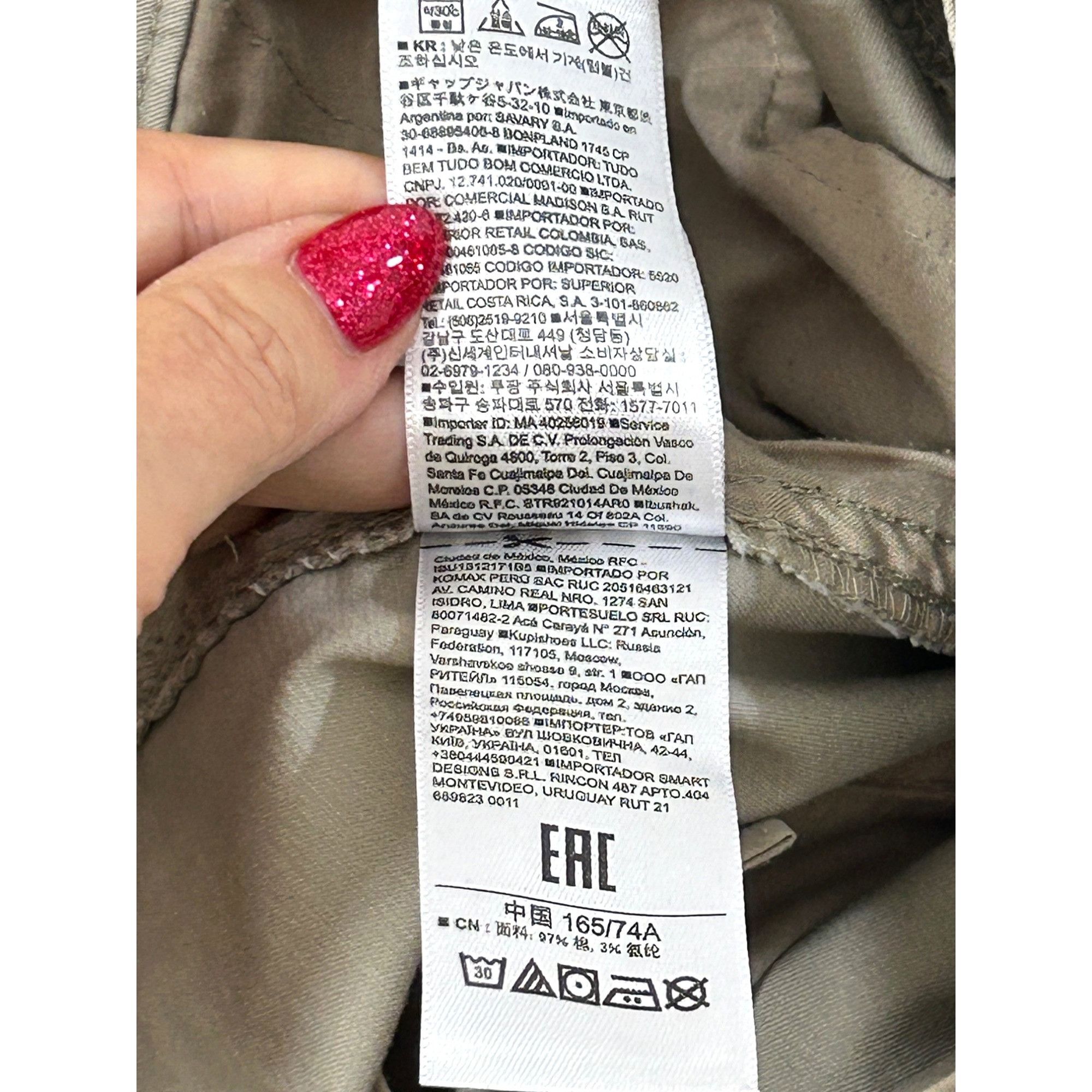Gap GAP Girlfriend Khaki Ankle Pants 8 Chinos Casual Pockets Loo Size 30" / US 8 / IT 44 - 12 Thumbnail