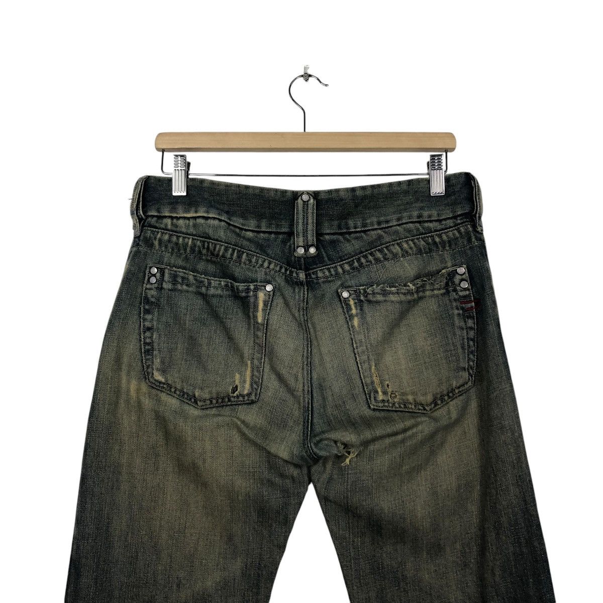 Diesel 🔥DISTRESSED RUSTY DESIGN DIESEL DENIM JEANS PATCHWORK Size US 32 / EU 48 - 11 Thumbnail