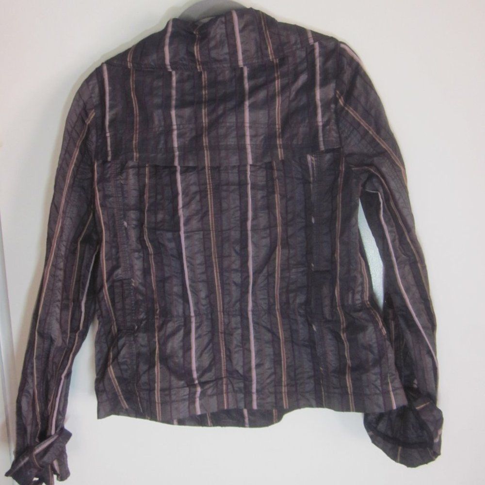 Nina Ricci TeriJon "Jon" Purple Metallic Striped Jacket Size M Size S / US 4 / IT 40 - 9 Thumbnail