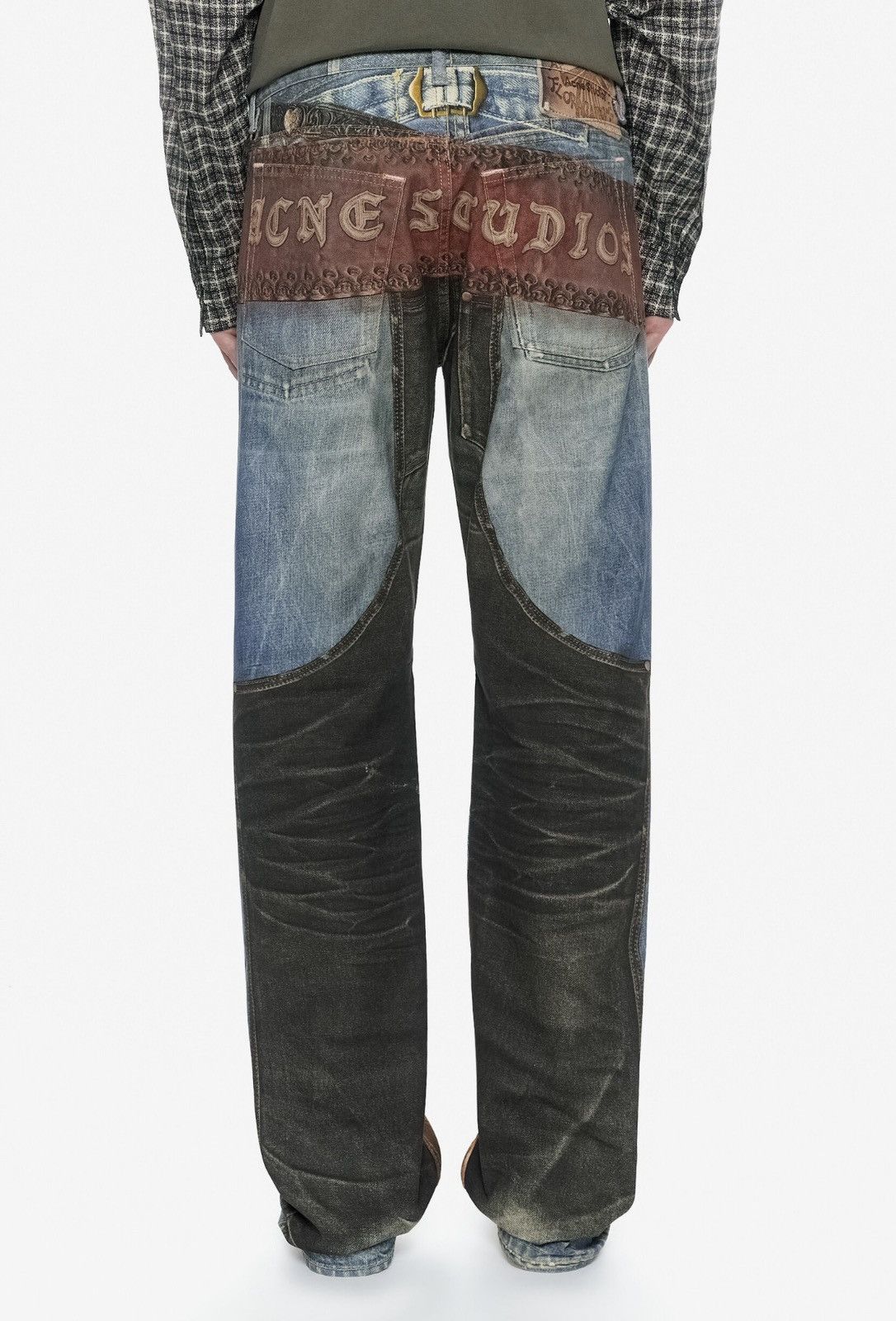 Acne Studios Acne Studios Trompe L’Oeil Low Rise Straight Jeans Size US 34 / EU 50 - 2 Thumbnail