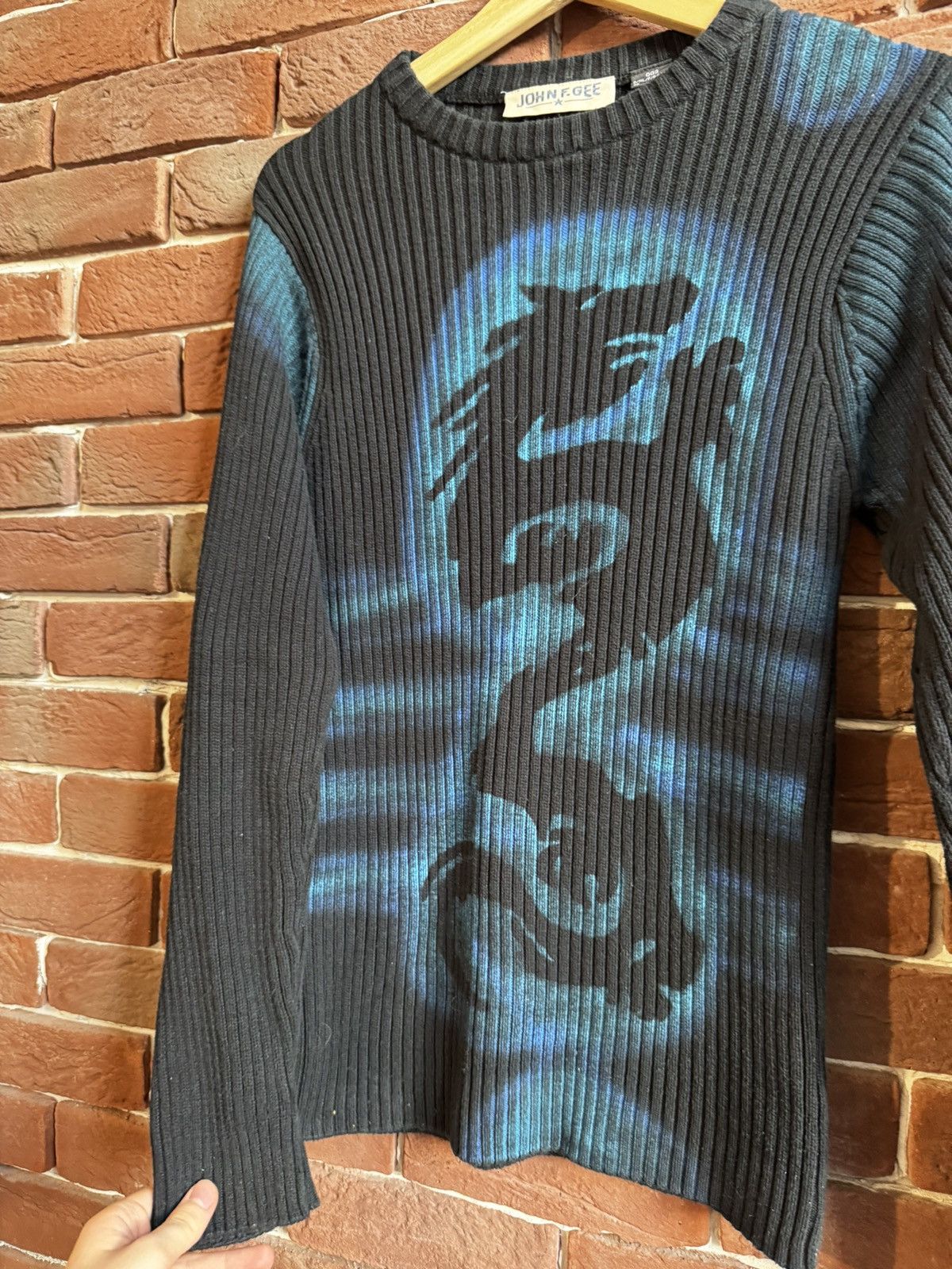 Other Vintage Avant Garde Dragon Y2K Japanese Vibe Knit Hype Drip Size US S / EU 44-46 / 1 - 4 Thumbnail