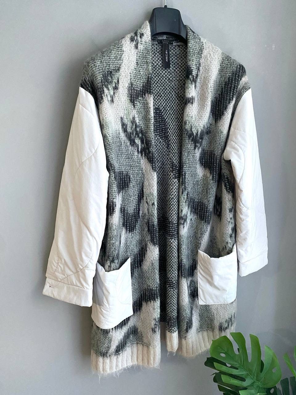 Other Marc Cain Mohair/Alpaca Wool Long Open Knit Cardigan, 3/M/L Size M / US 6-8 / IT 42-44 - 3 Thumbnail