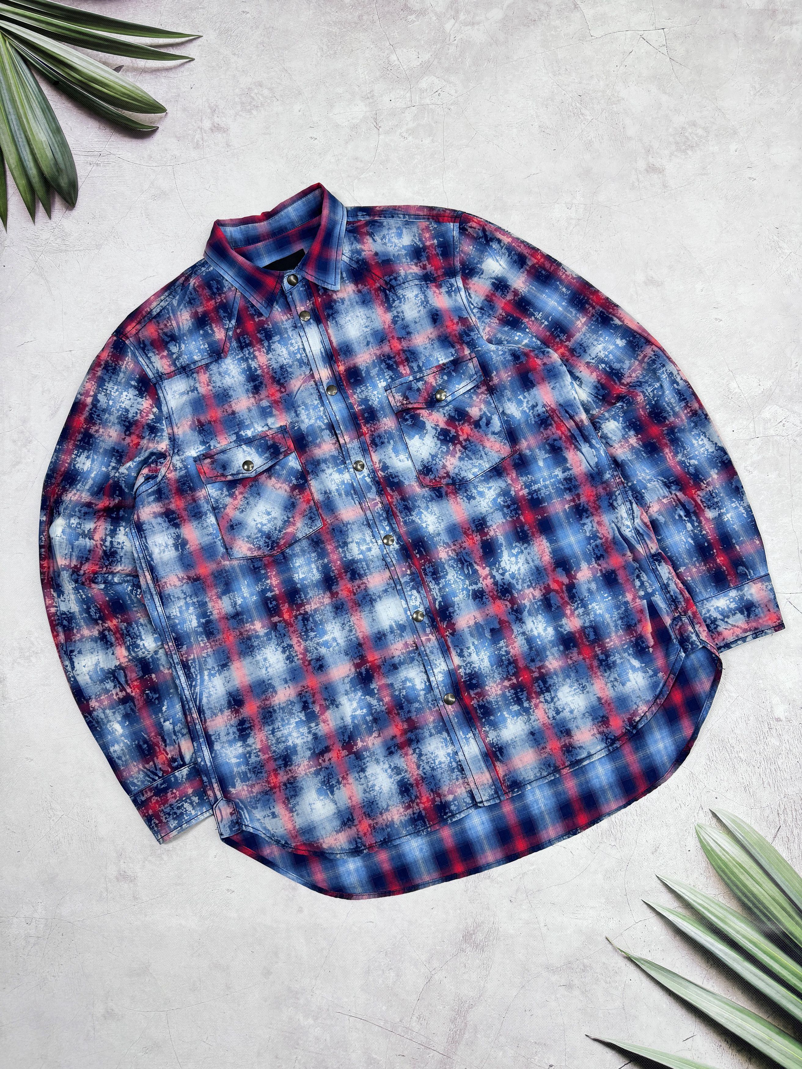 Diesel × Diesel Black Gold Diesel Black Gold Shirt Western Snap Checkered Designed Size US L / EU 52-54 / 3 - 4 Thumbnail