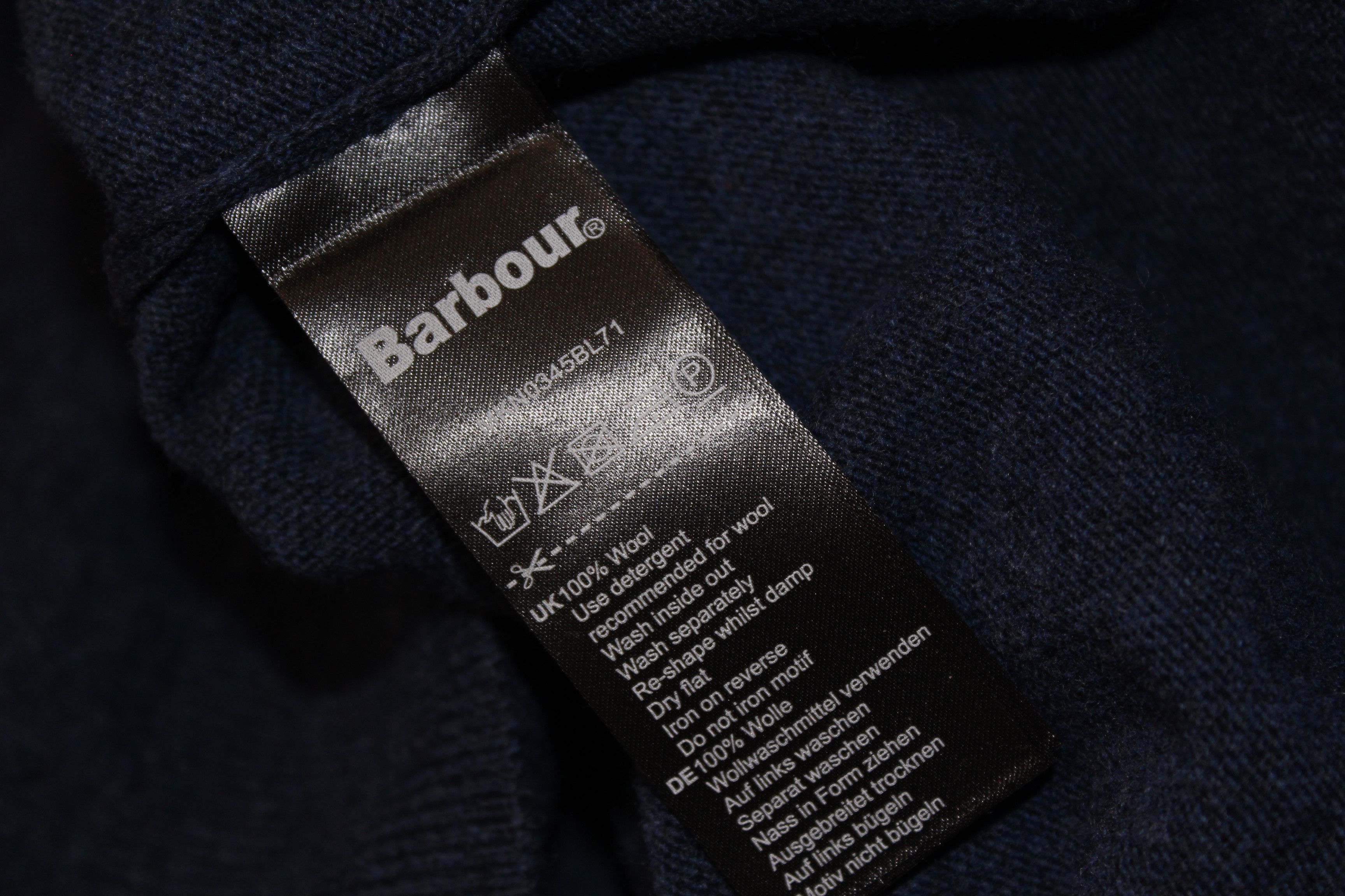 Barbour BARBOUR Crew Neck Wool Sweater Jumper Size XL Size US XL / EU 56 / 4 - 8 Thumbnail