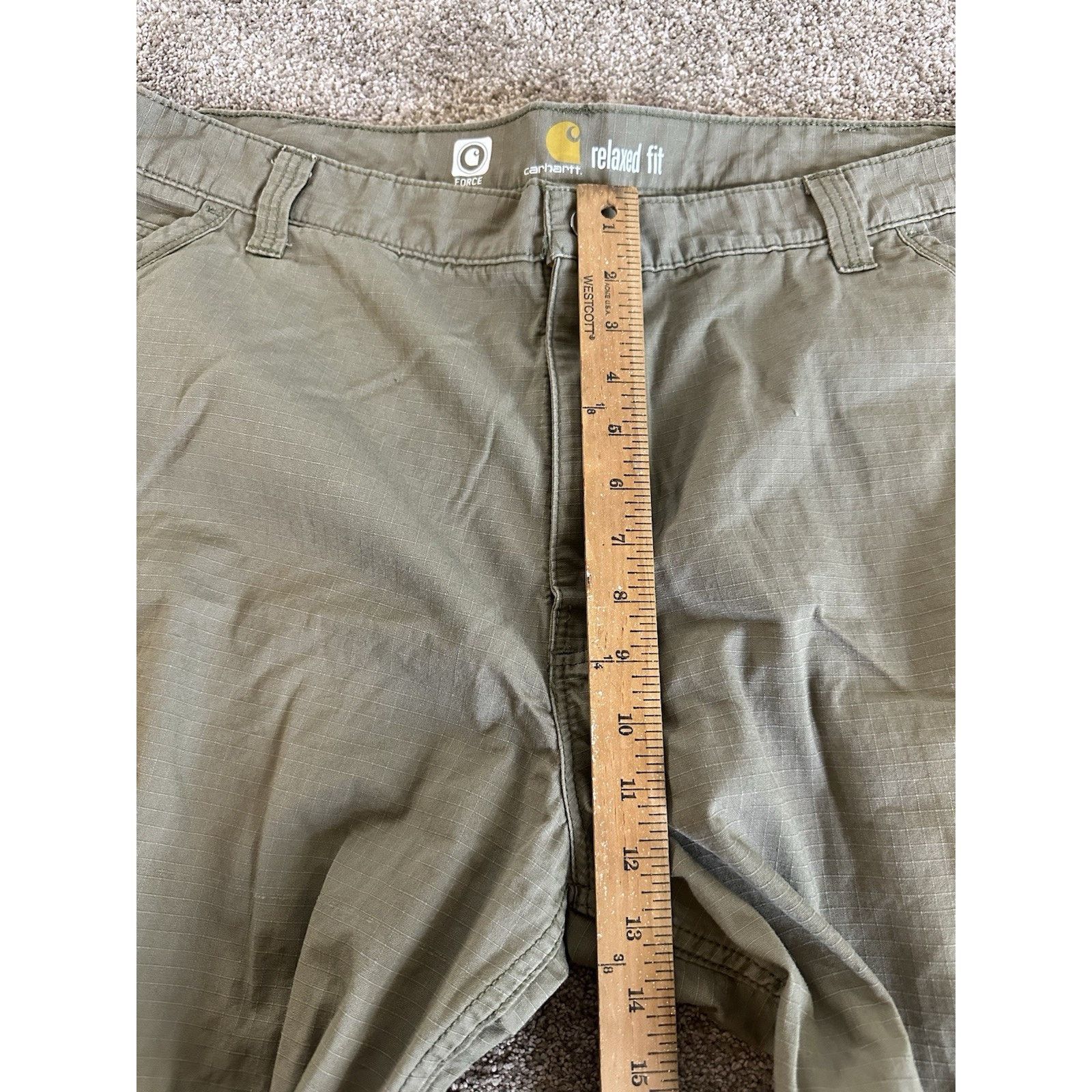 Carhartt Carhartt Force Ripstop Cargo Pants Mens 42x32 Green Size US 42 / EU 58 - 5 Thumbnail