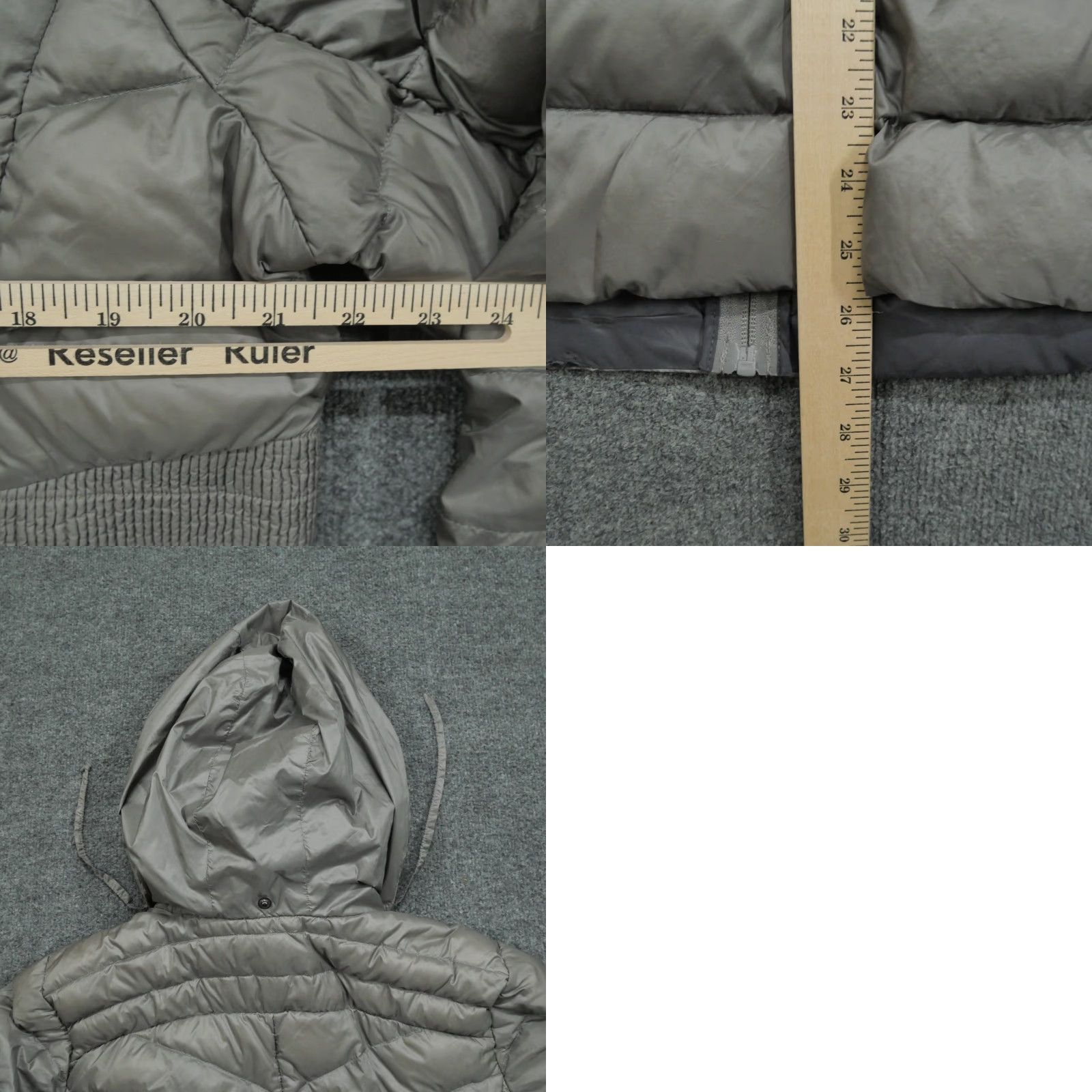 Vintage **A New Approach Jacket XL Grey Women's Down Puffer** User: A New Approach Jacket Grey Women's XL Down Puffer Size XL / US 12-14 / IT 48-50 - 9 Thumbnail