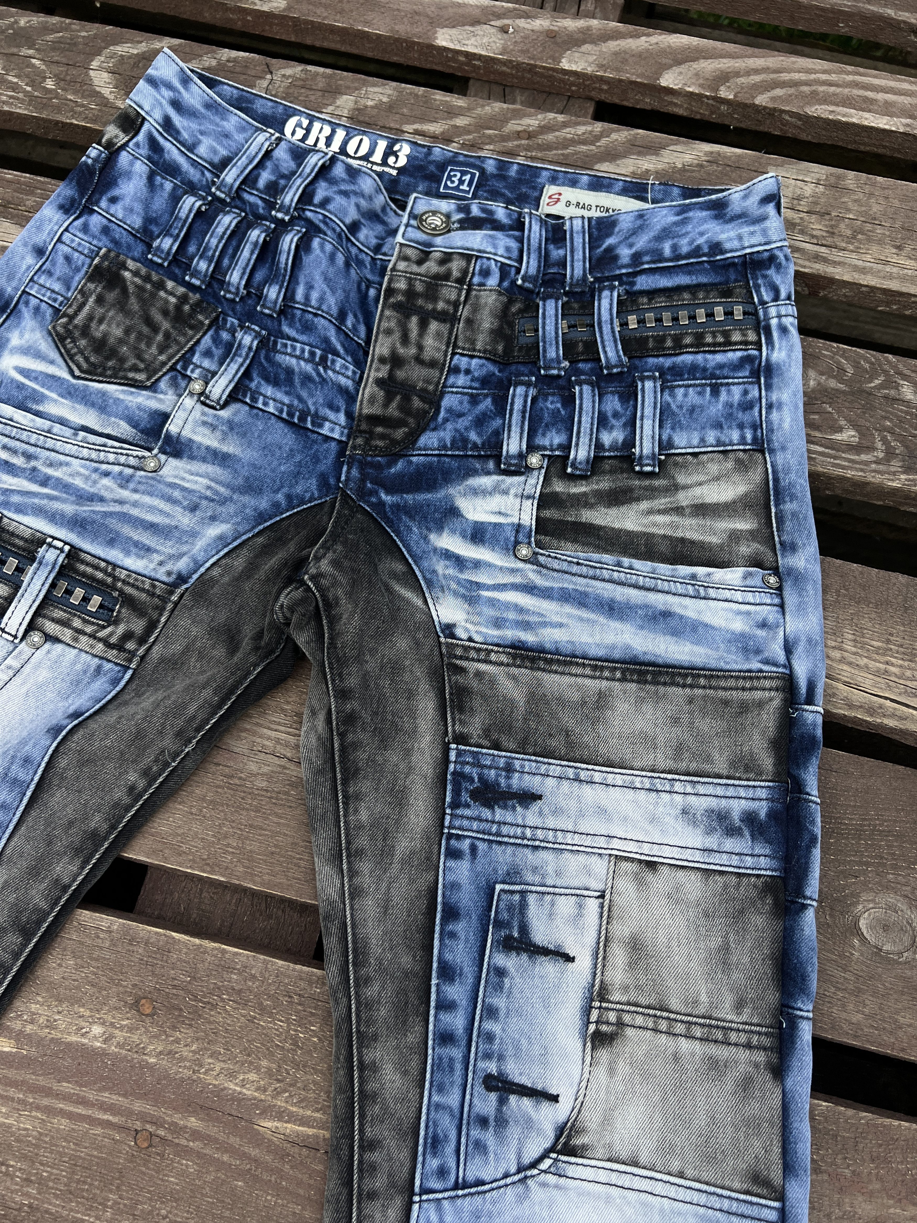 Japanese Brand Japrag Japan Denim Japanese Style Vintage Avant Garde jeans Size US 31 - 18 Thumbnail