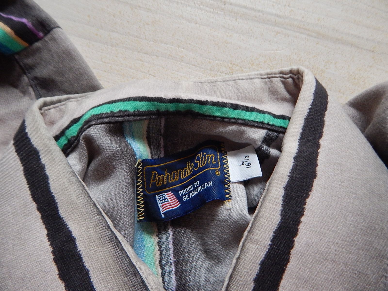 Cowboy Equipment vintage panhandle slim western shirt Size US L / EU 52-54 / 3 - 7 Thumbnail