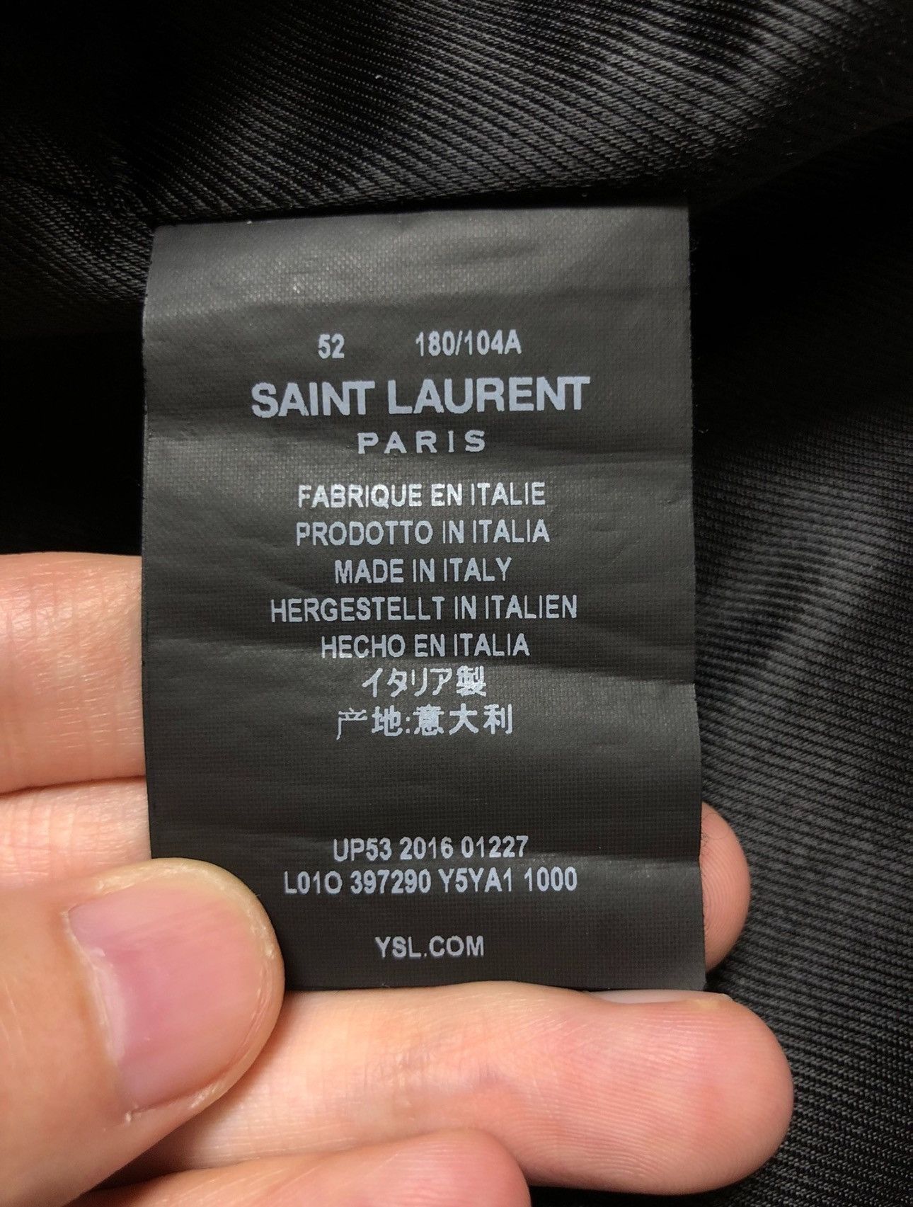 Saint Laurent Paris Saint Laurent Paris L01 Sz.52 Size US L / EU 52-54 / 3 - 8 Thumbnail