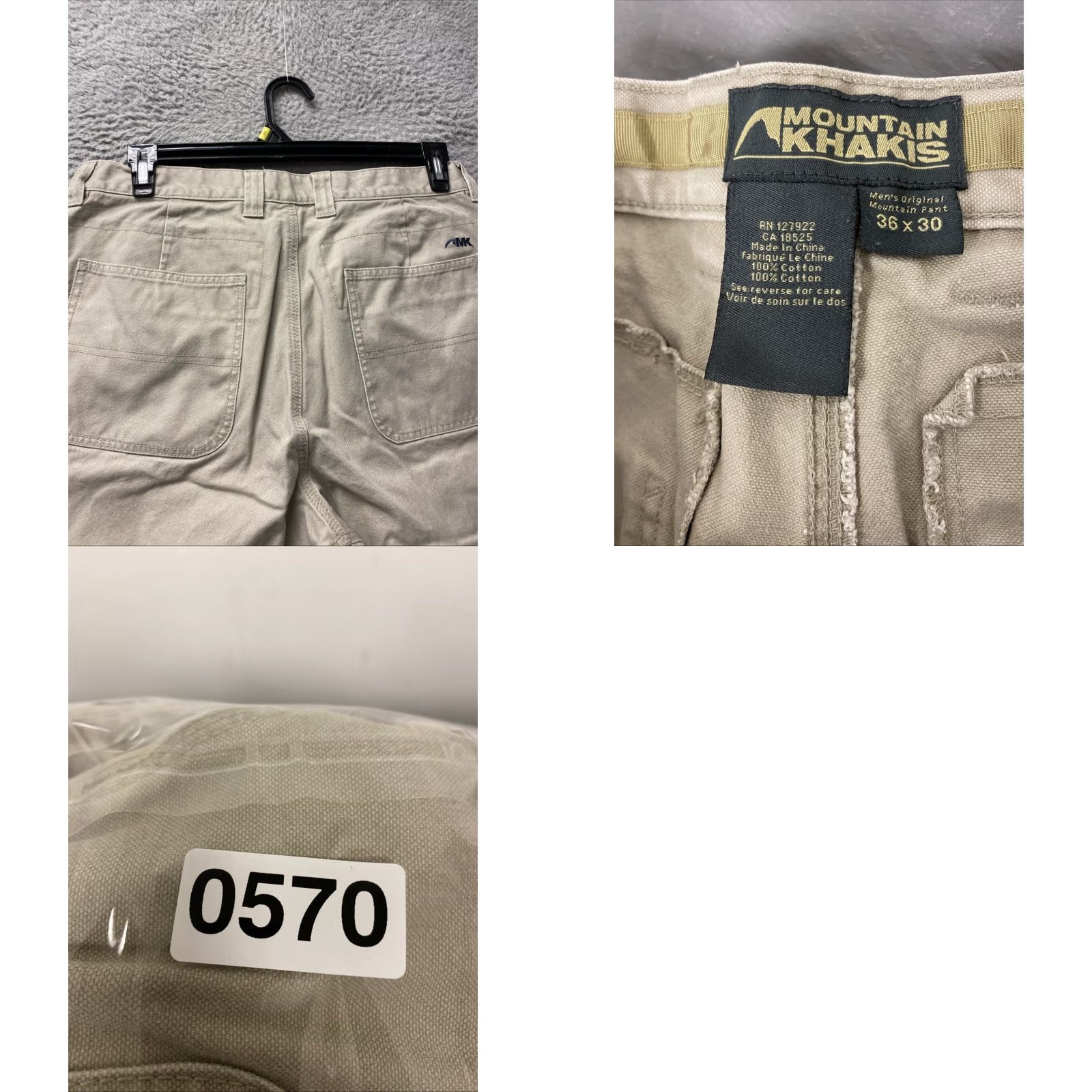 Mountain Khakis VINTAGE Mountain Khakis Alpine Utility pants Mens 36x30 BEIGE Khakis 36 30 Mens Beige Mountain Khakis Alpine Utility pants Size US 36 / EU 52 - 8 Thumbnail