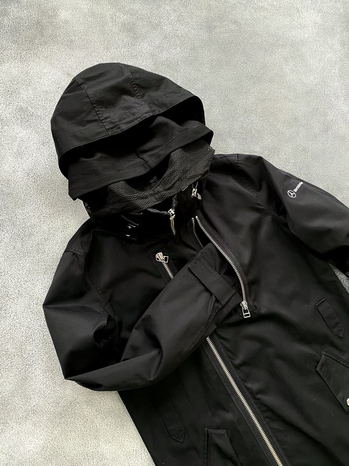 Adidas × Mercedes-Benz × Vintage Adidas SLVR Mercedes Triple Hooded Coat Jacket Size US S / EU 44-46 / 1 - 6 Thumbnail