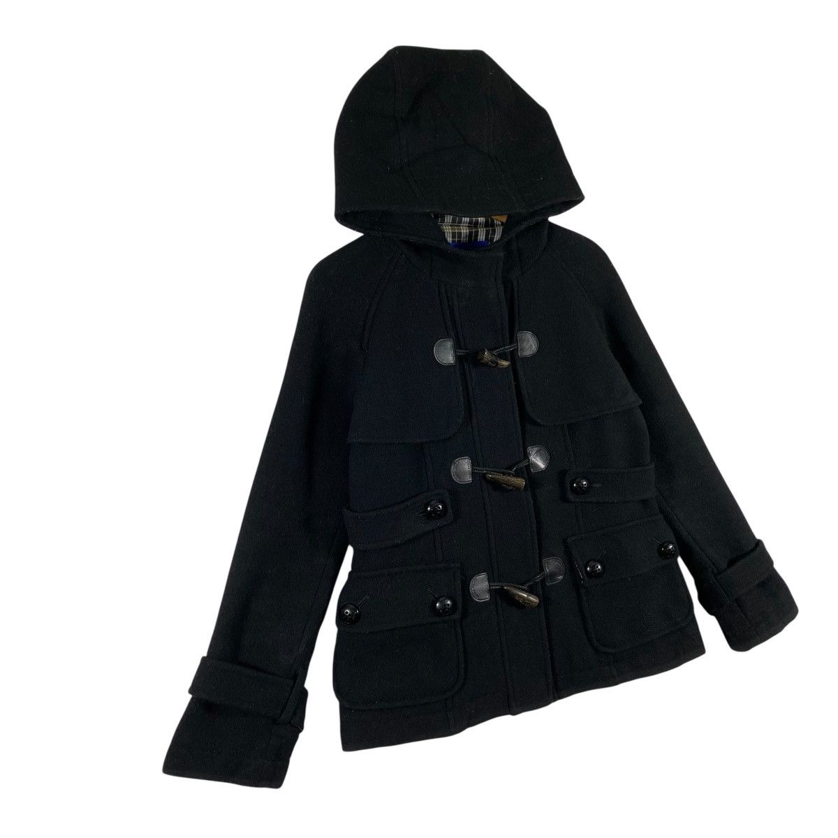 Burberry Burberry London blue label Hoodie Wool Button Jacket Size XS / US 0-2 / IT 36-38 - 4 Thumbnail