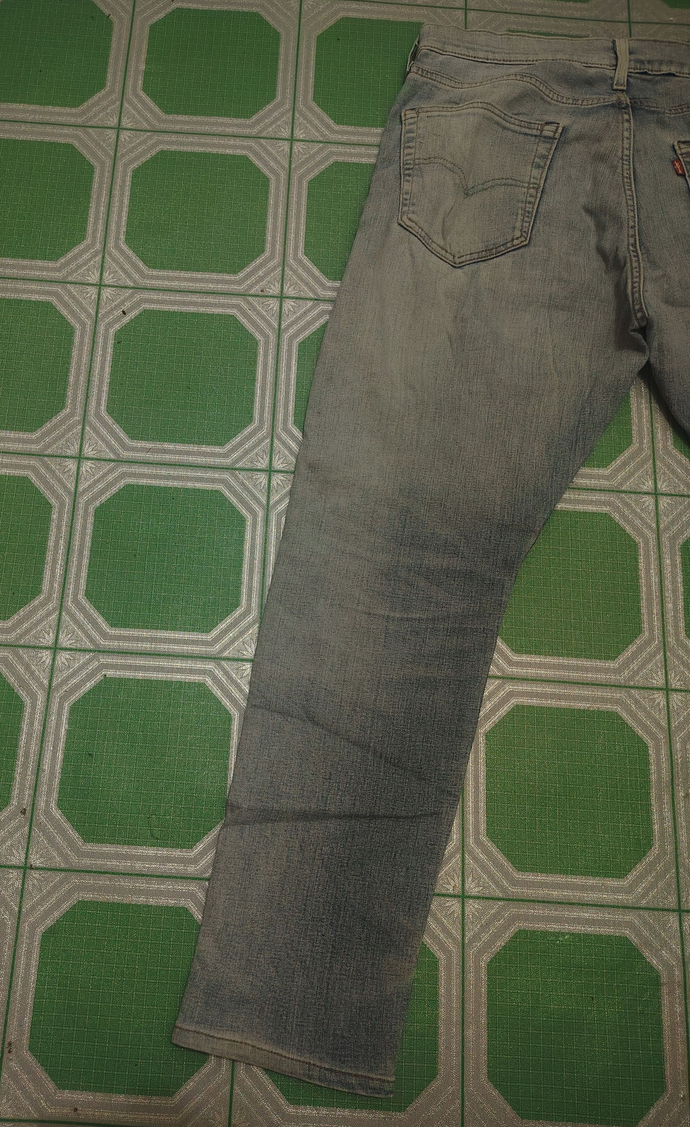 Levi's Distressed Thrashed Levi's 512 Big E Stretch Jeans Size US 34 / EU 50 - 14 Thumbnail