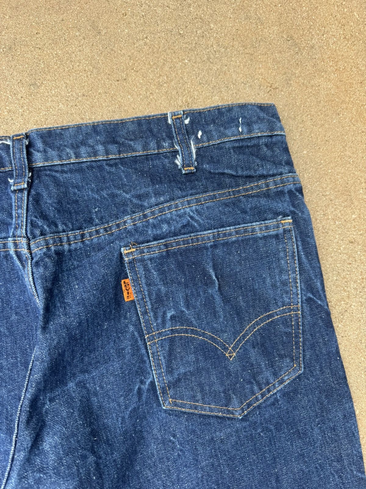 Vintage Vtg 70’s Levi’s 646 Orange Tab Bellbottom Flare Jeans 41x29 Size US 41 - 8 Thumbnail