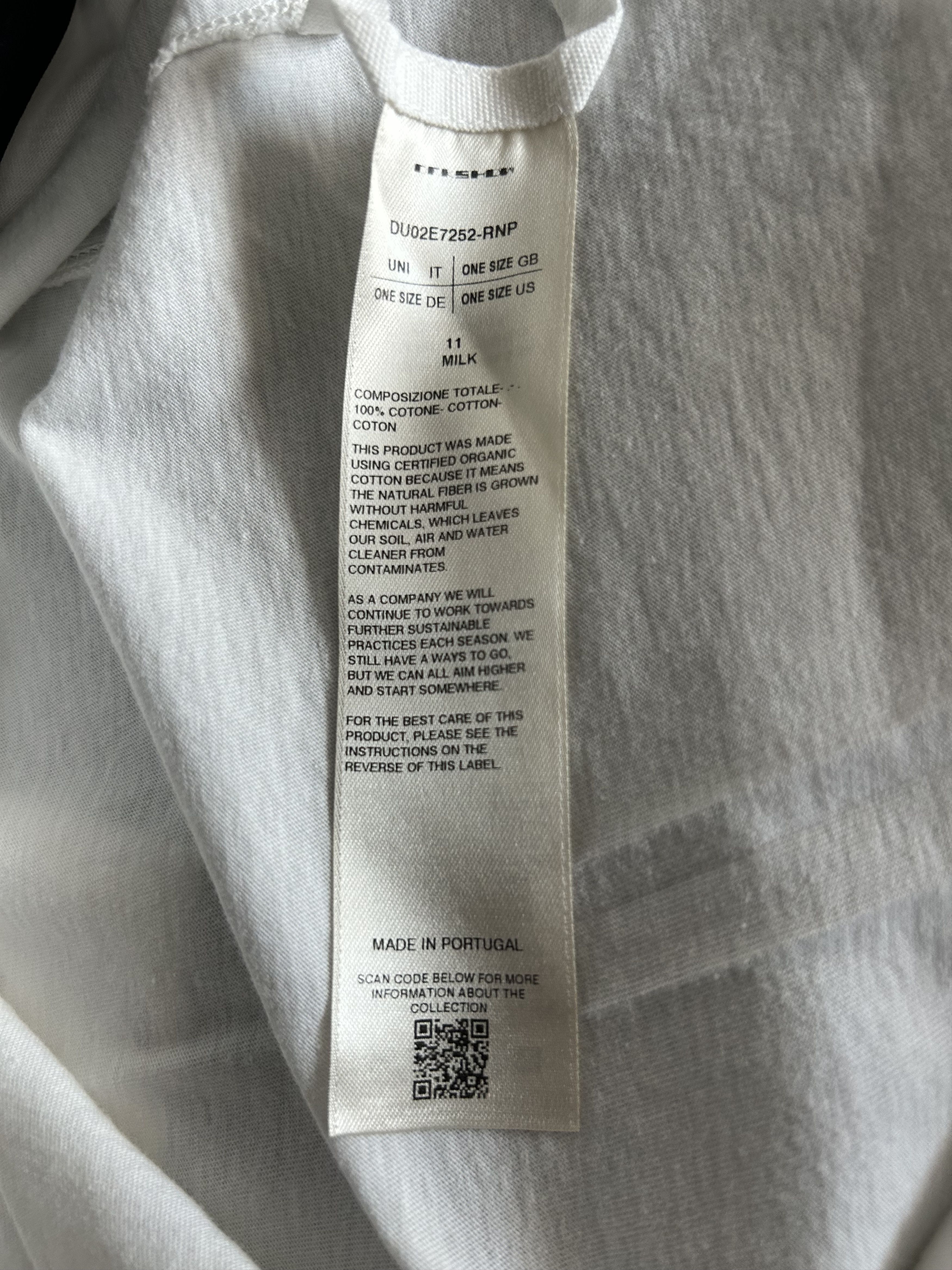 Rick Owens Rick Owens White Walrus T-Shirt Size US L / EU 52-54 / 3 - 3 Thumbnail