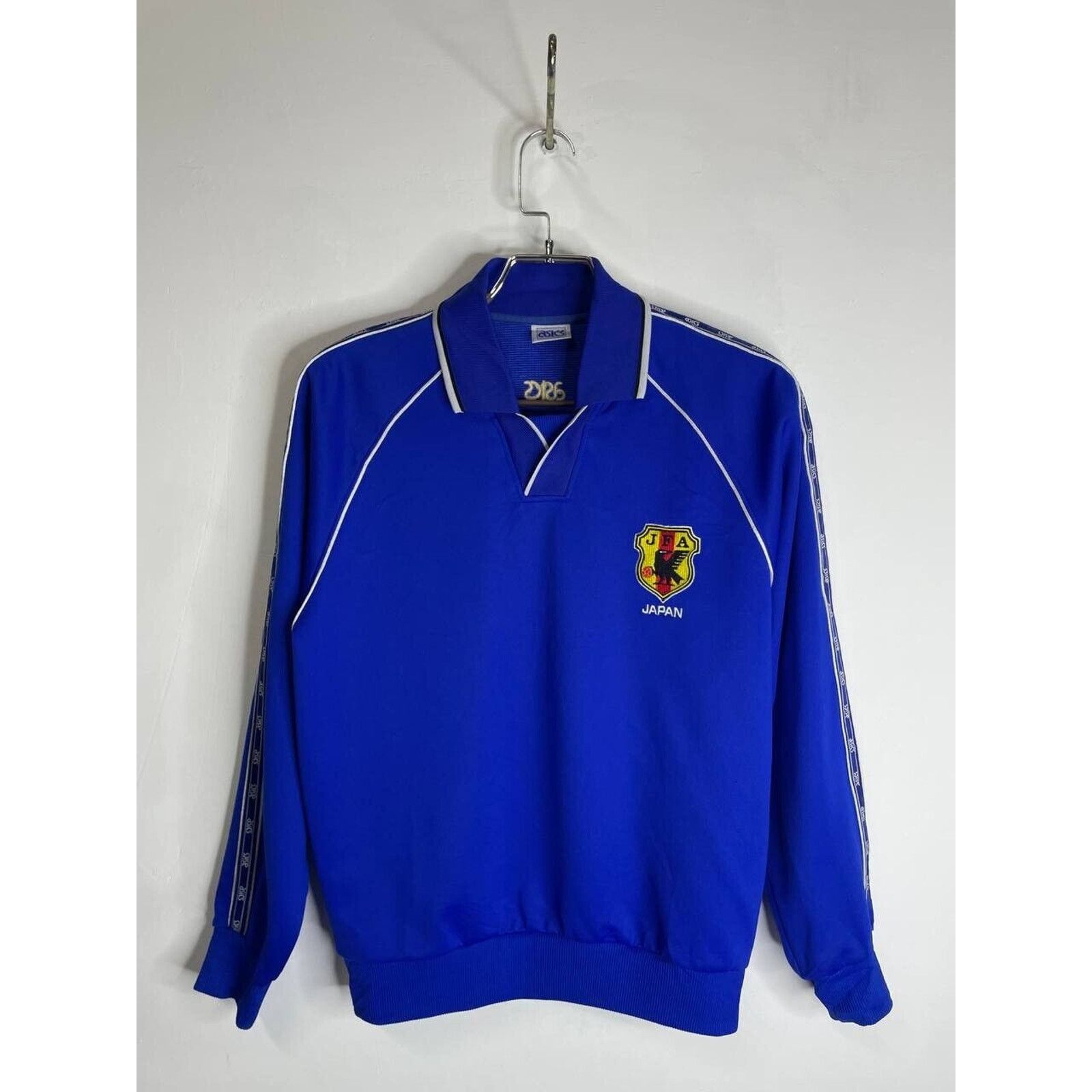 Asics × Vintage Vintage ASICS Japan National Team Sweatshirt Pullover Track Size US S / EU 44-46 / 1 - 1 Thumbnail
