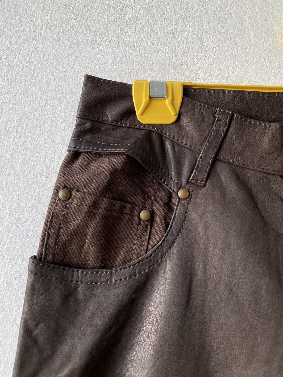 ABAHOUSE Japanese Brand Abahouse Flare Leather Pant Size US 29 - 7 Thumbnail