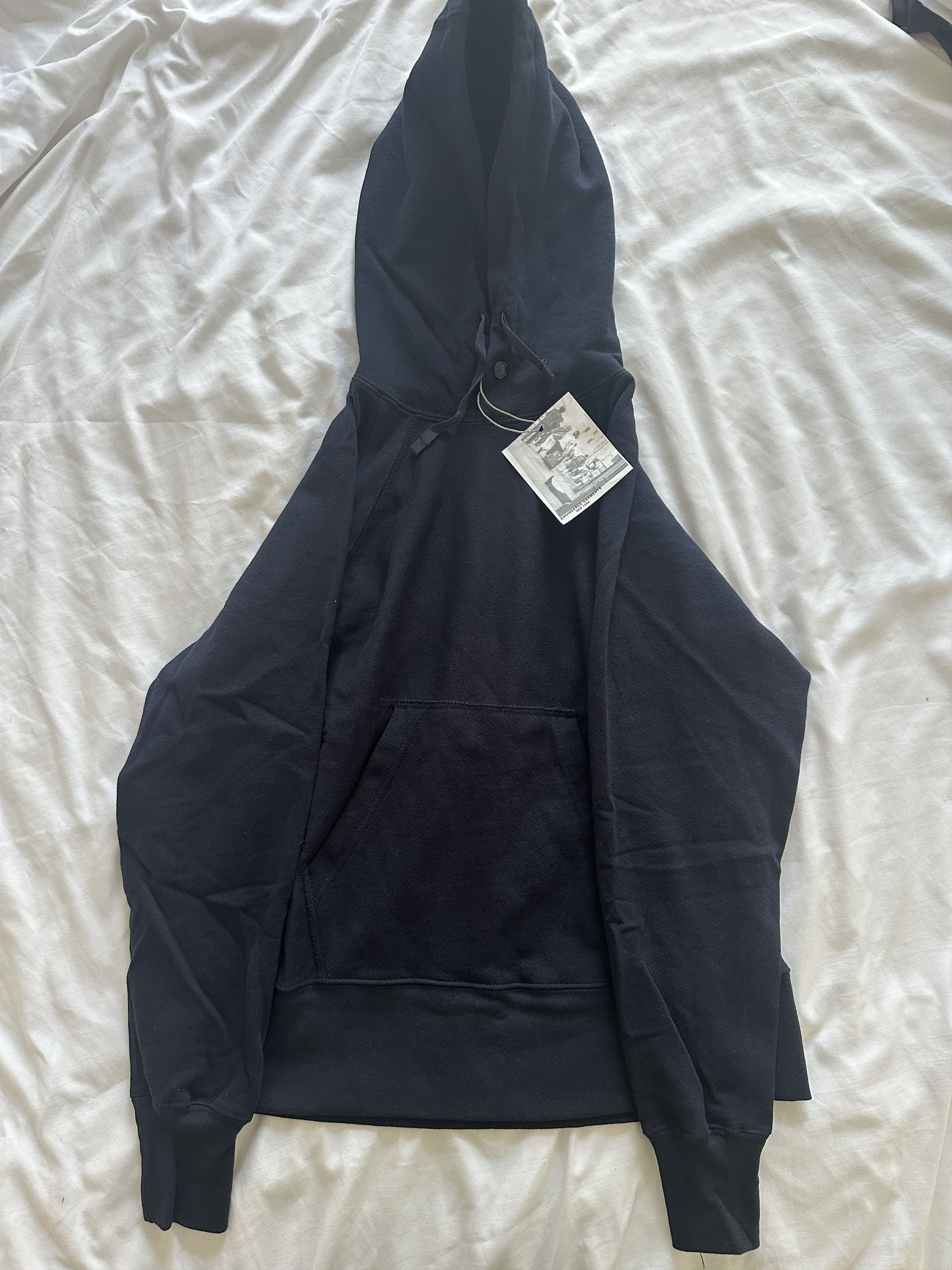 Engineered Garments Navy Raglan Hoodie Size US XXS / EU 40 - 1 Thumbnail