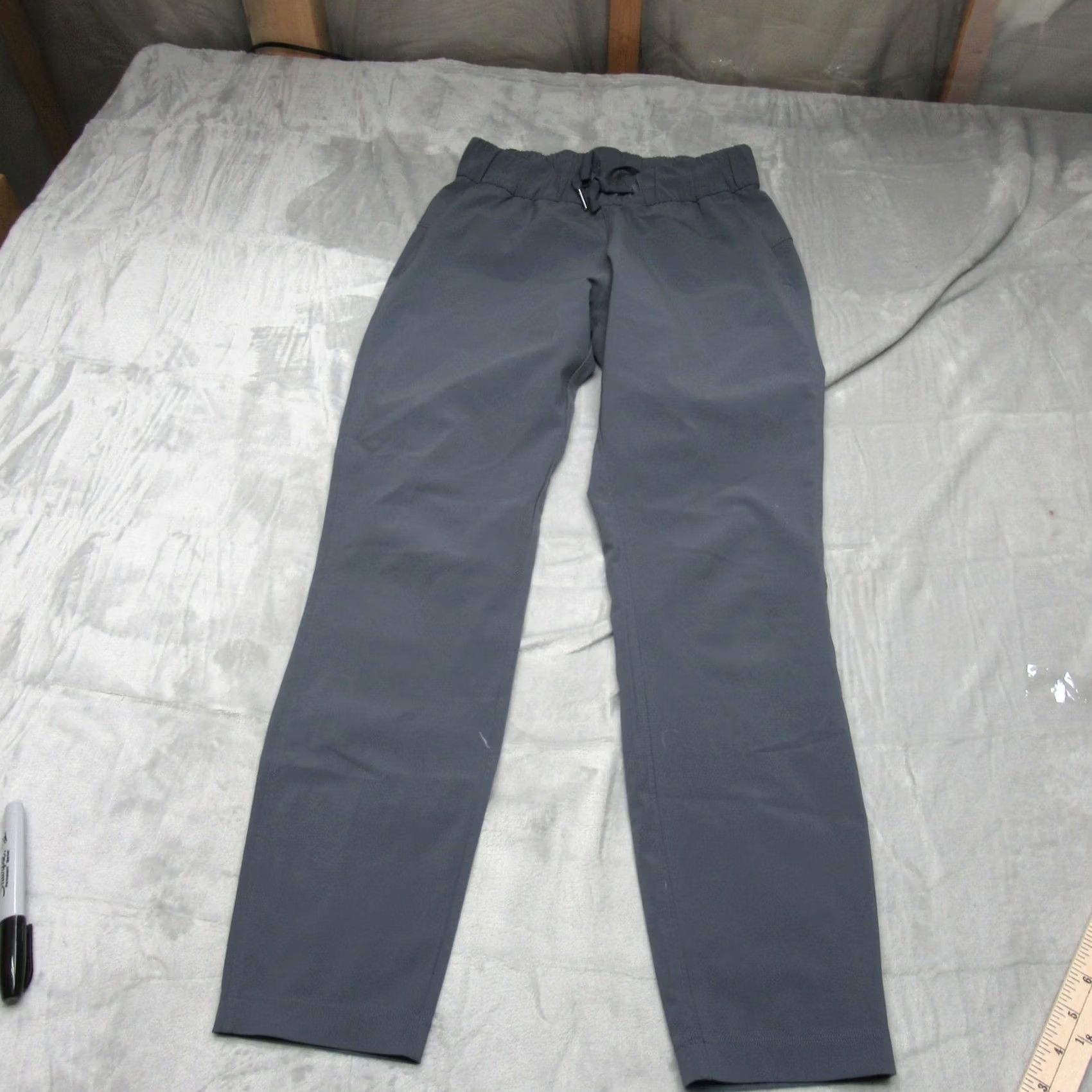 Lululemon Lululemon Pants Womens 2 Gray Jogger Drawstrings Stretch Casual 24x27 Size 26" / US 2 / IT 38 - 2 Thumbnail