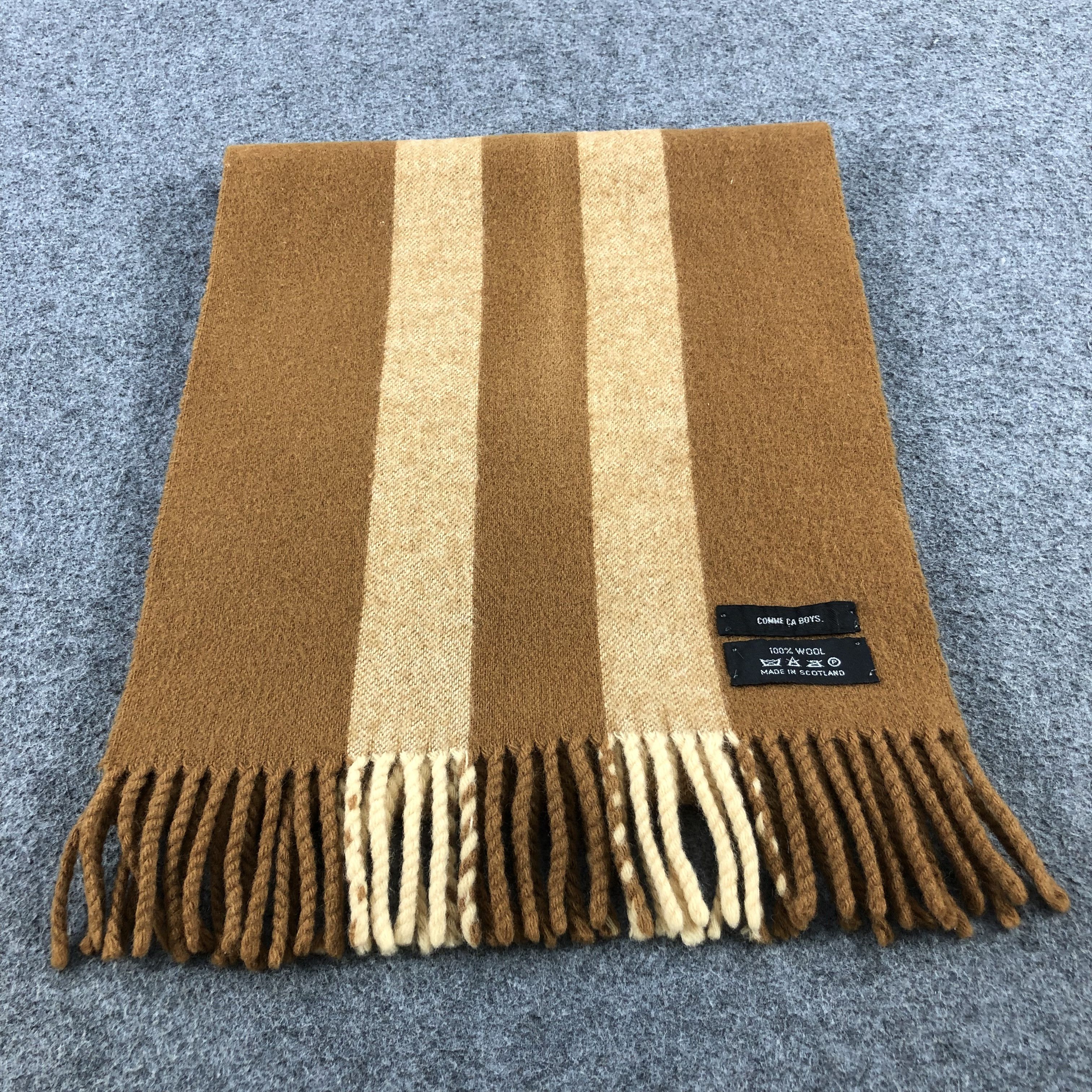 Comme Ca Ism Comme Ca Boys Wool Scarf Muffler V726 Size ONE SIZE - 2 Thumbnail