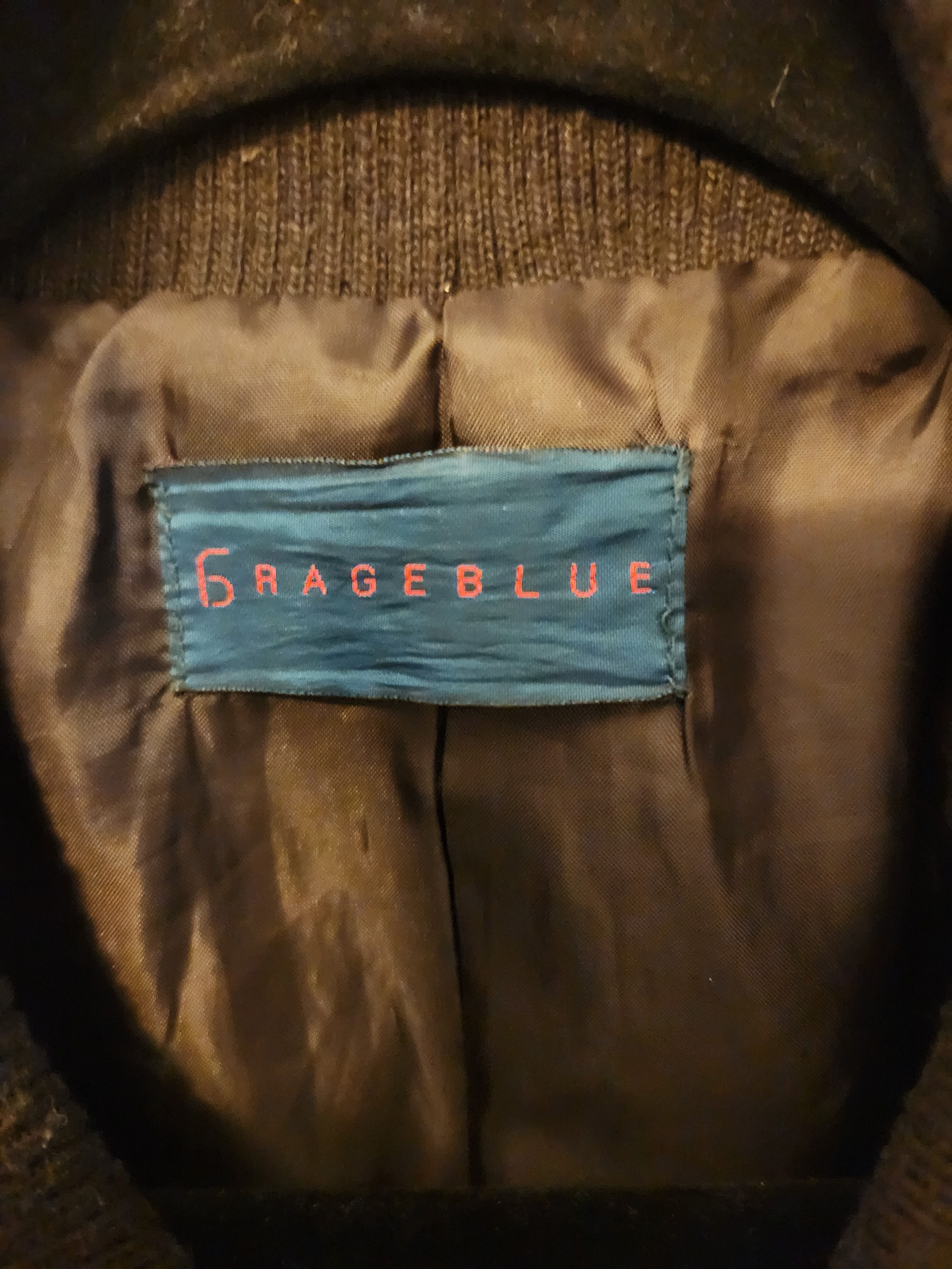 RAGEBLUE 100% Cotton Brown Zip/Snap Button Men's Jacket Size US M / EU 48-50 / 2 - 3 Thumbnail