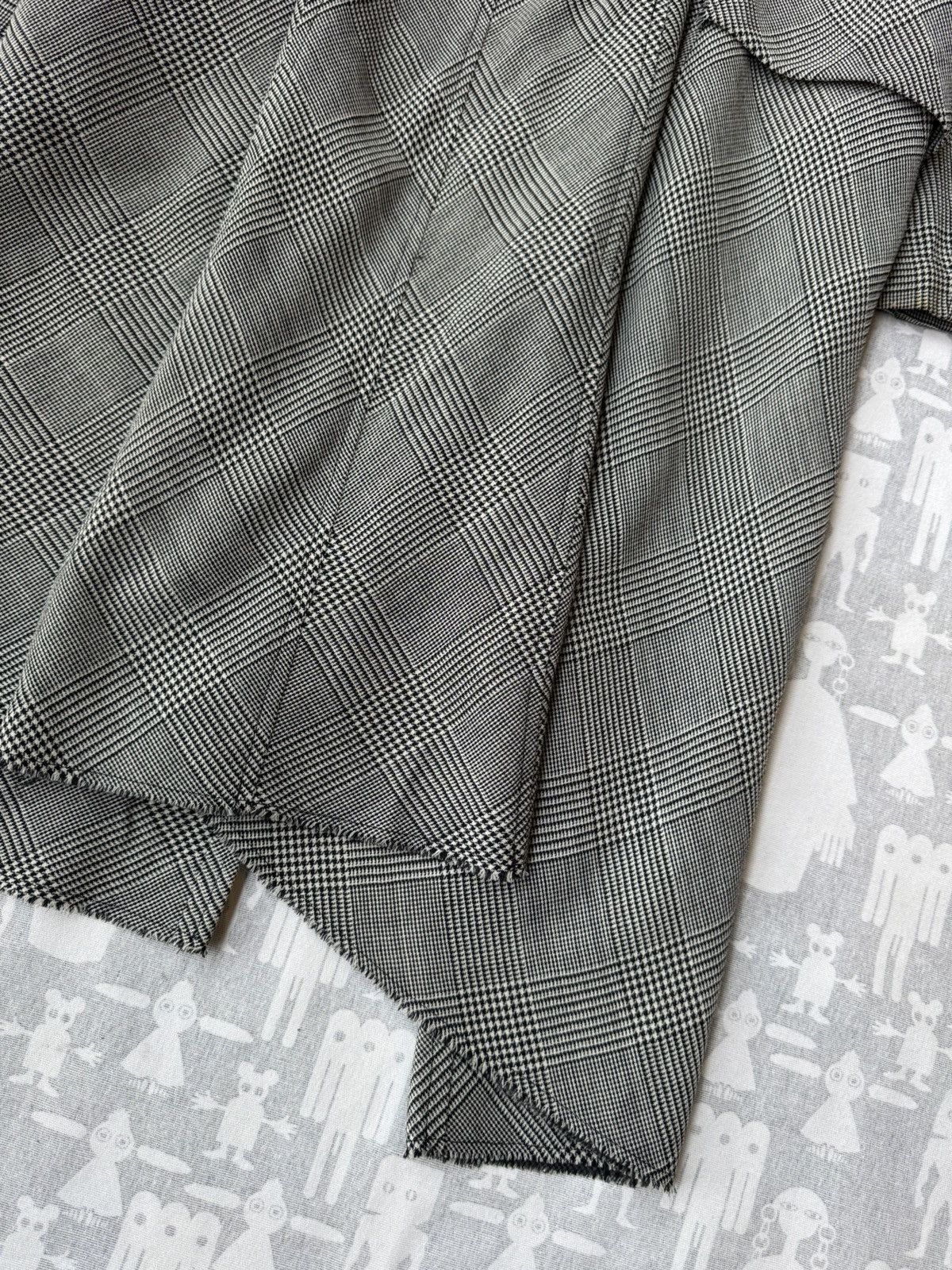 Junya Watanabe Junya Watanabe SS04 Asymmetrical Draped Houndstooth Coat Size M / US 6-8 / IT 42-44 - 11 Thumbnail