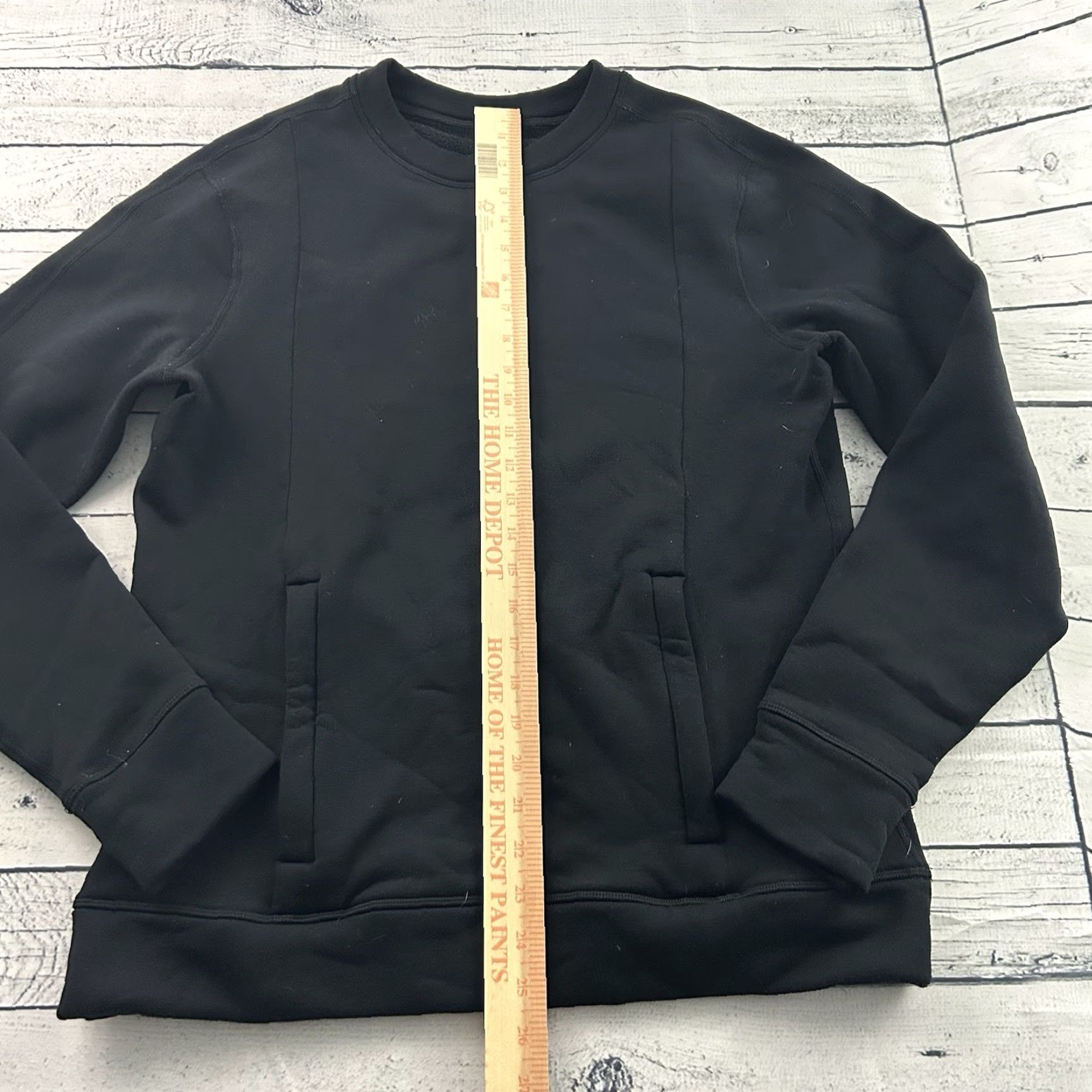 Lululemon Lululemon Sweatshirt Pullover Crew Neck Kangaroo Pocket Black Men's M Shirt Size US M / EU 48-50 / 2 - 3 Thumbnail