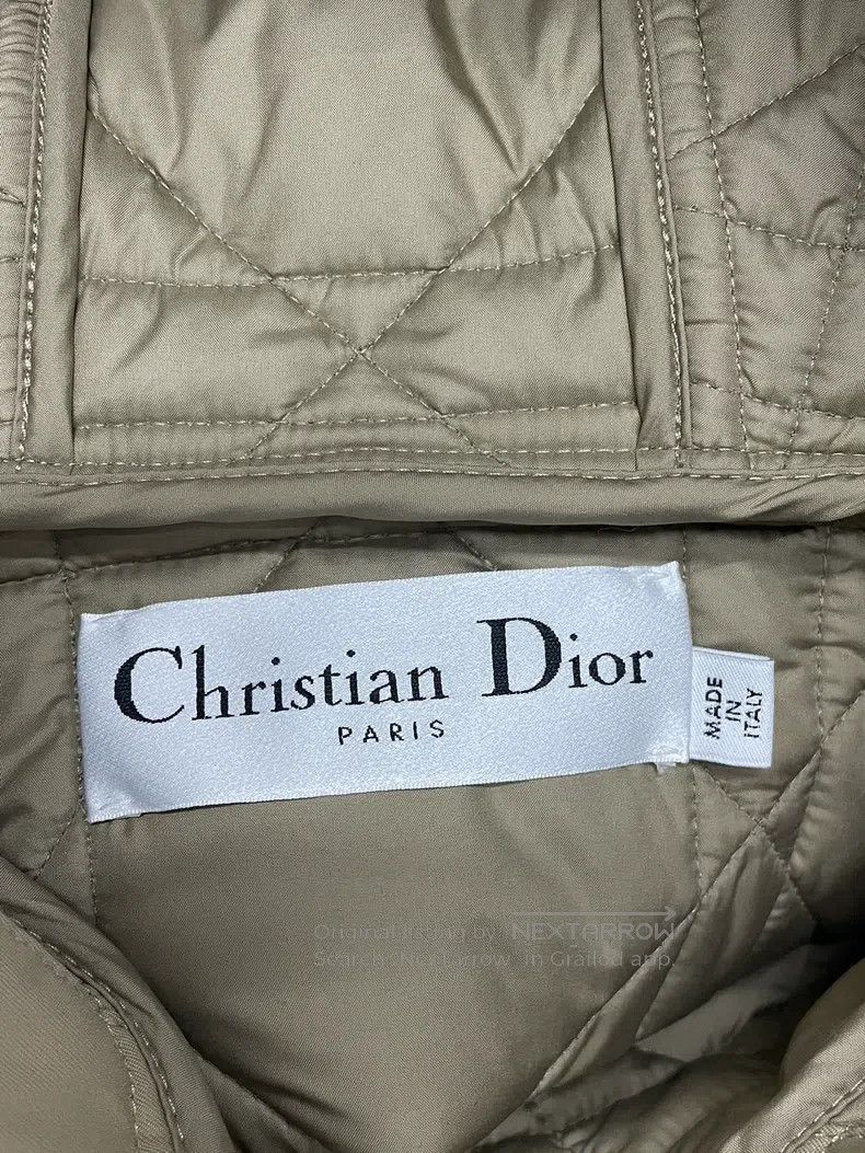 Dior Dior Khaki rattan plaid hooded cotton jacket Size XS / US 0-2 / IT 36-38 - 4 Thumbnail