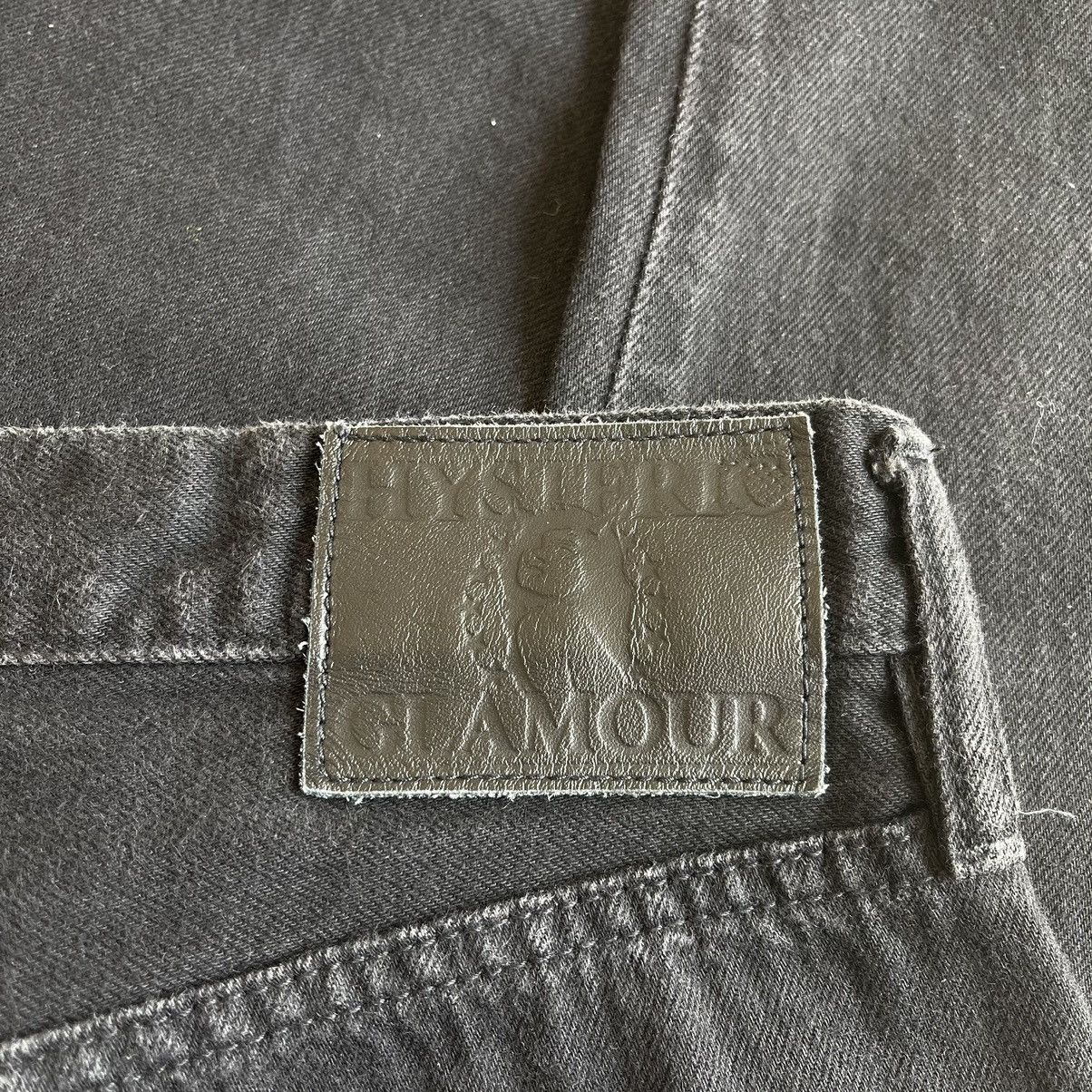 Hysteric Glamour Devil Girl Leather Patch Straight Denim Jeans Size US 30 / EU 46 - 4 Thumbnail