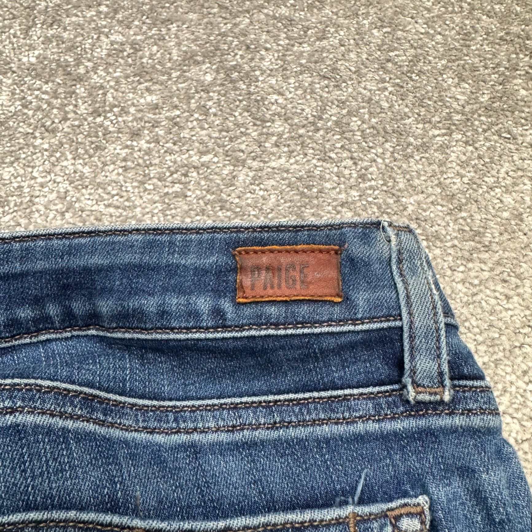 Paige Paige Skyline Jeans Womens 32 Blue Denim 5-Pocket Stretch Skinny Regular Size 24" / US 00 / IT 34 - 7 Thumbnail