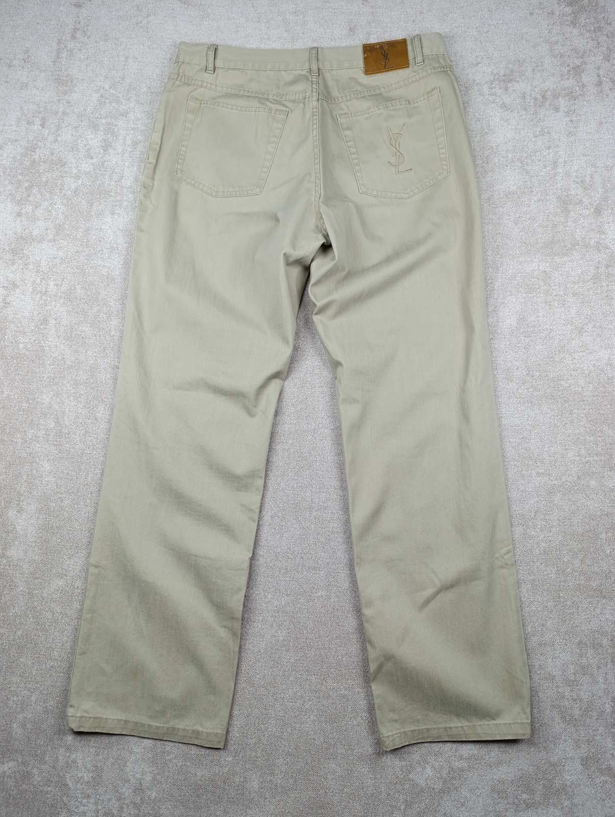 Yves Saint Laurent VINTAGE YSL YVES SAINT LAURENT BIG LOGO CHINO Y2K Size US 34 / EU 50 - 1 Thumbnail