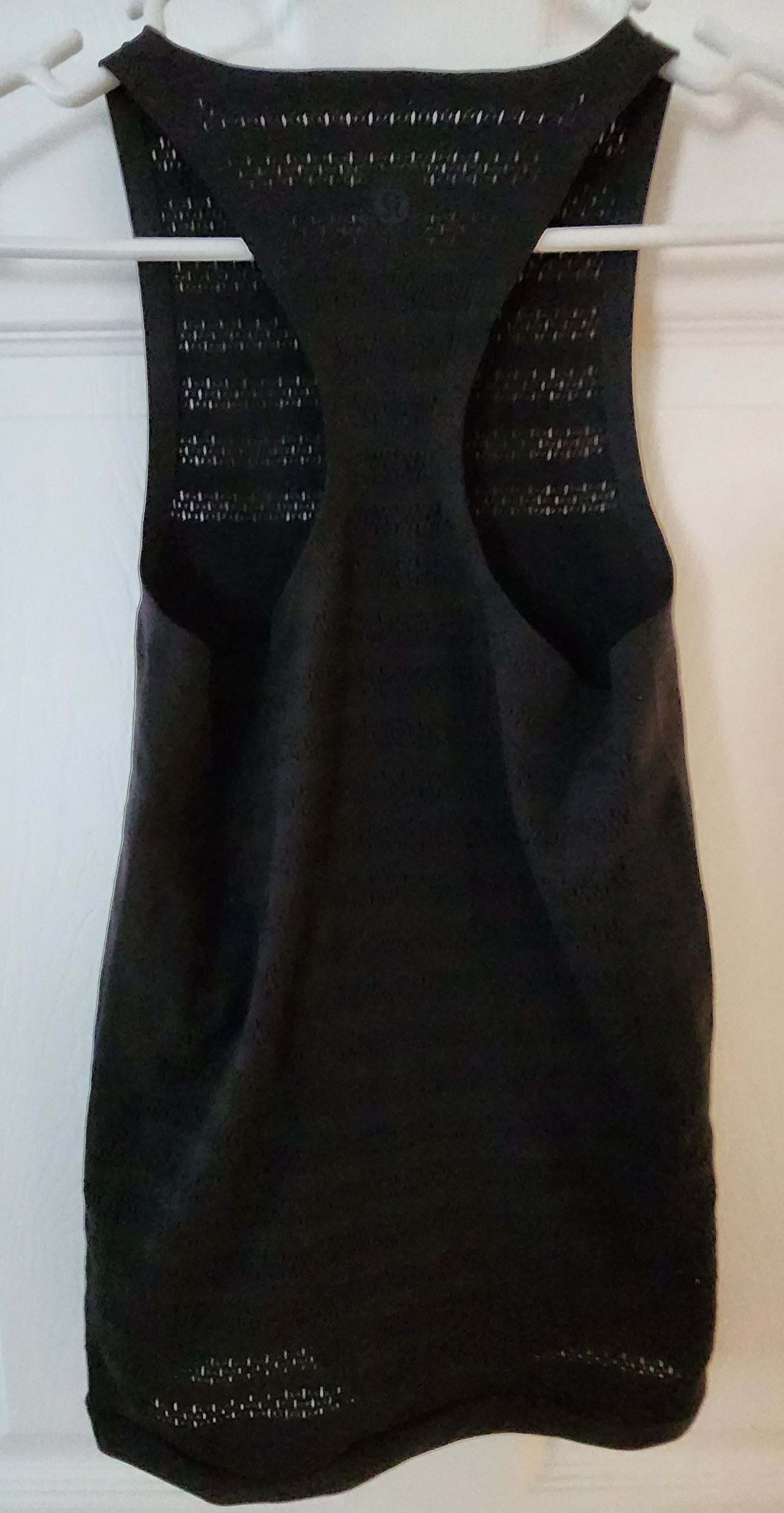 Lululemon Lululemon Black Perforated Racerback Tank XS/S 13" PTP Size S / US 4 / IT 40 - 4 Thumbnail