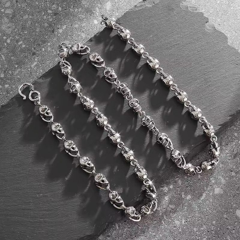 Jewelry Gothic Skulls Pants Chain Size ONE SIZE - 4 Thumbnail
