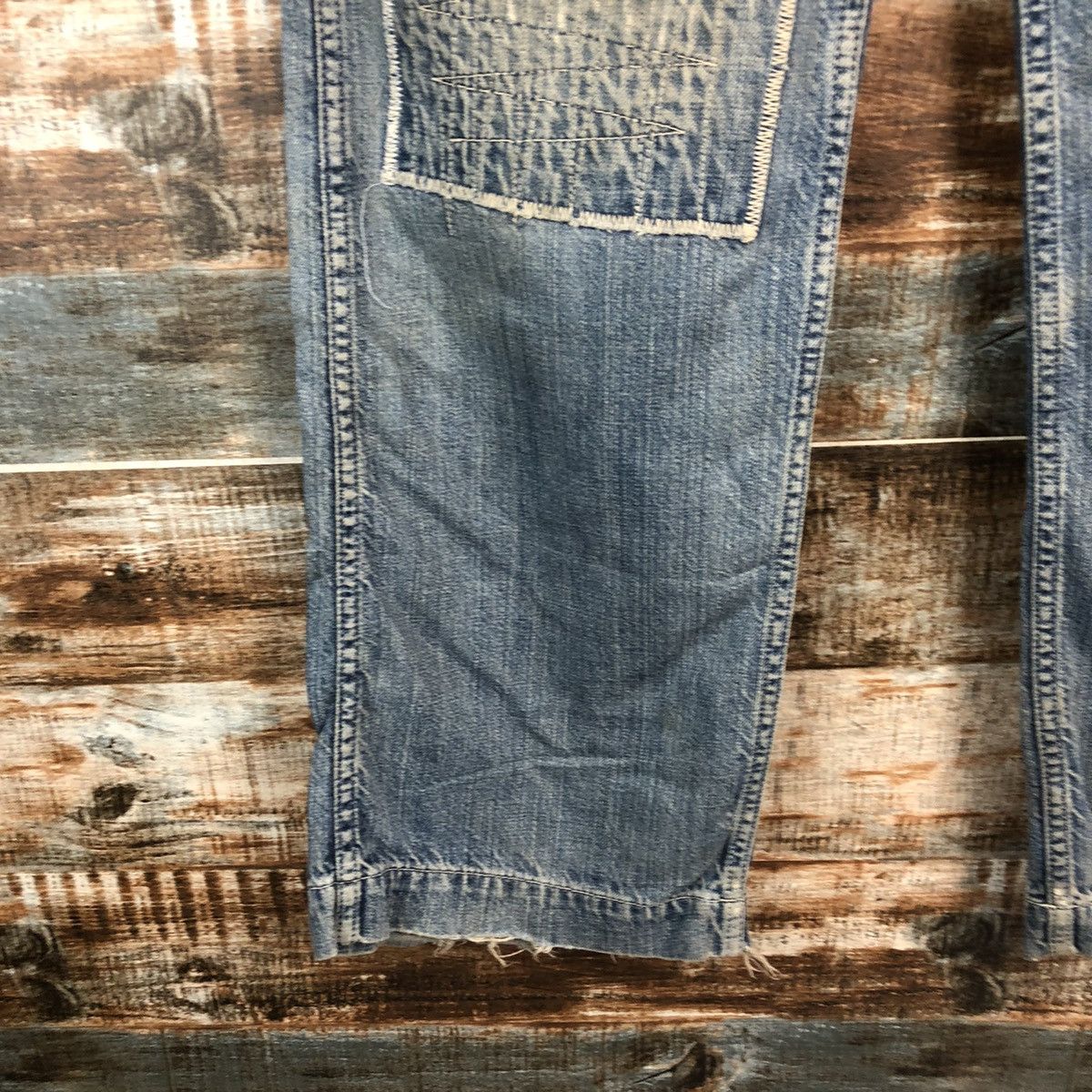 OVER THE STRiPES DLL Over The Stripes patchwork Blue Multipocket Pants #C632 Size US 30 / EU 46 - 13 Thumbnail